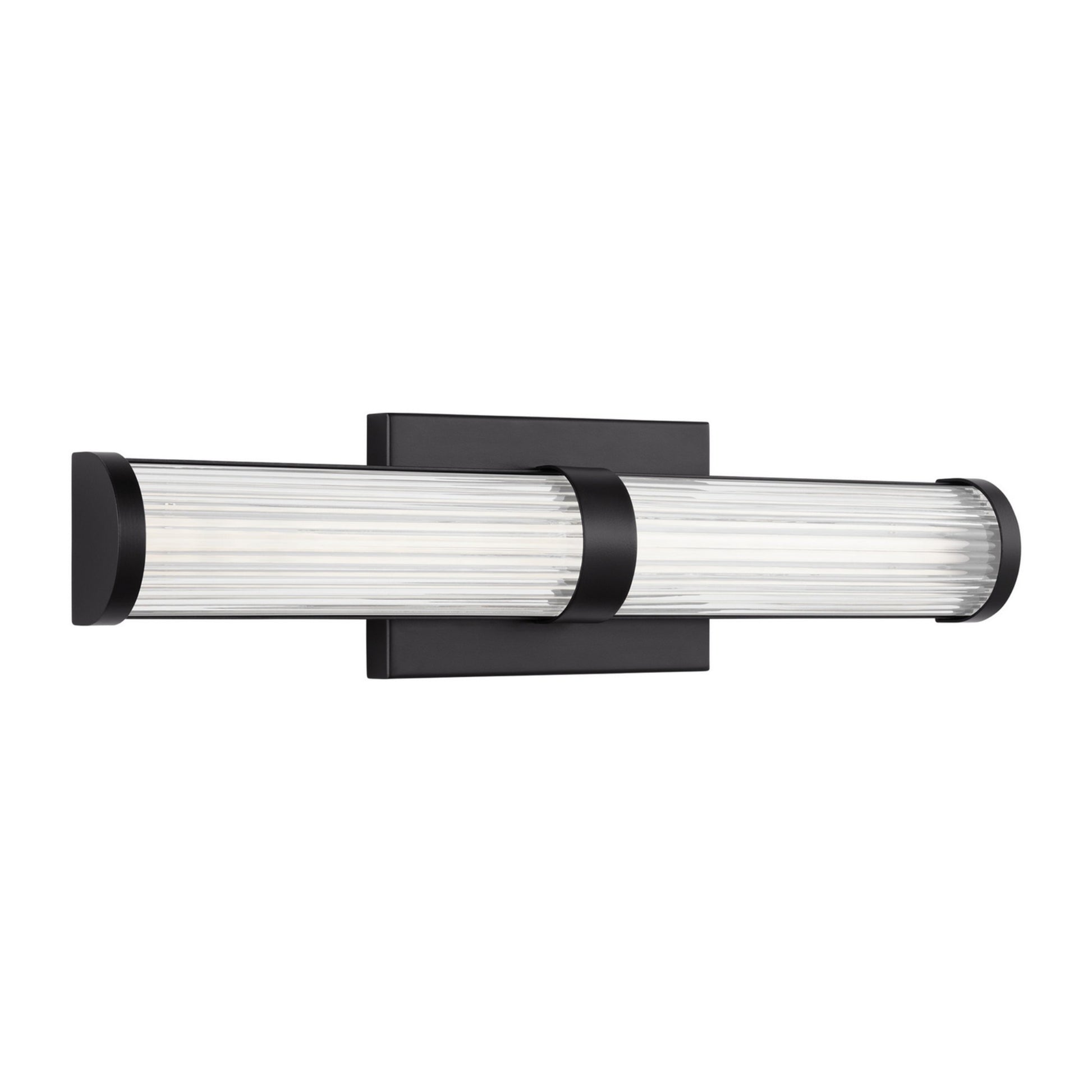 Syden 19" Small LED Wall/Bath Light, Midnight Black Finish - Bees Lighting