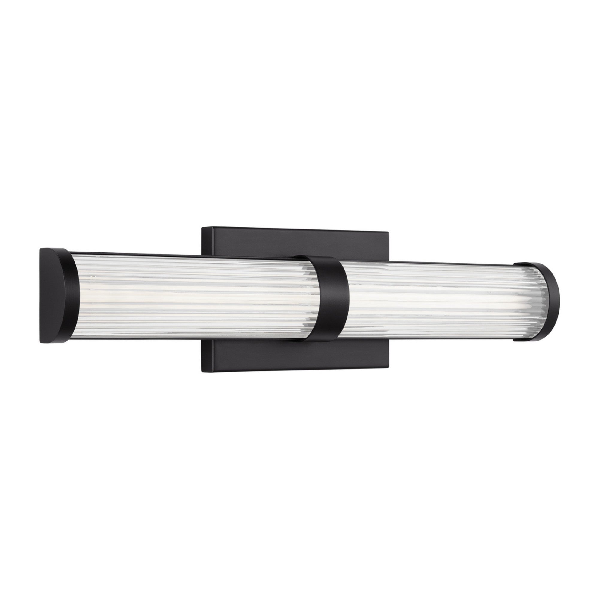 Syden 19" Small LED Wall/Bath Light, Midnight Black Finish - Bees Lighting