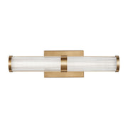 Syden 19" Small LED Wall/Bath Light, Satin Brass Finish - Bees Lighting
