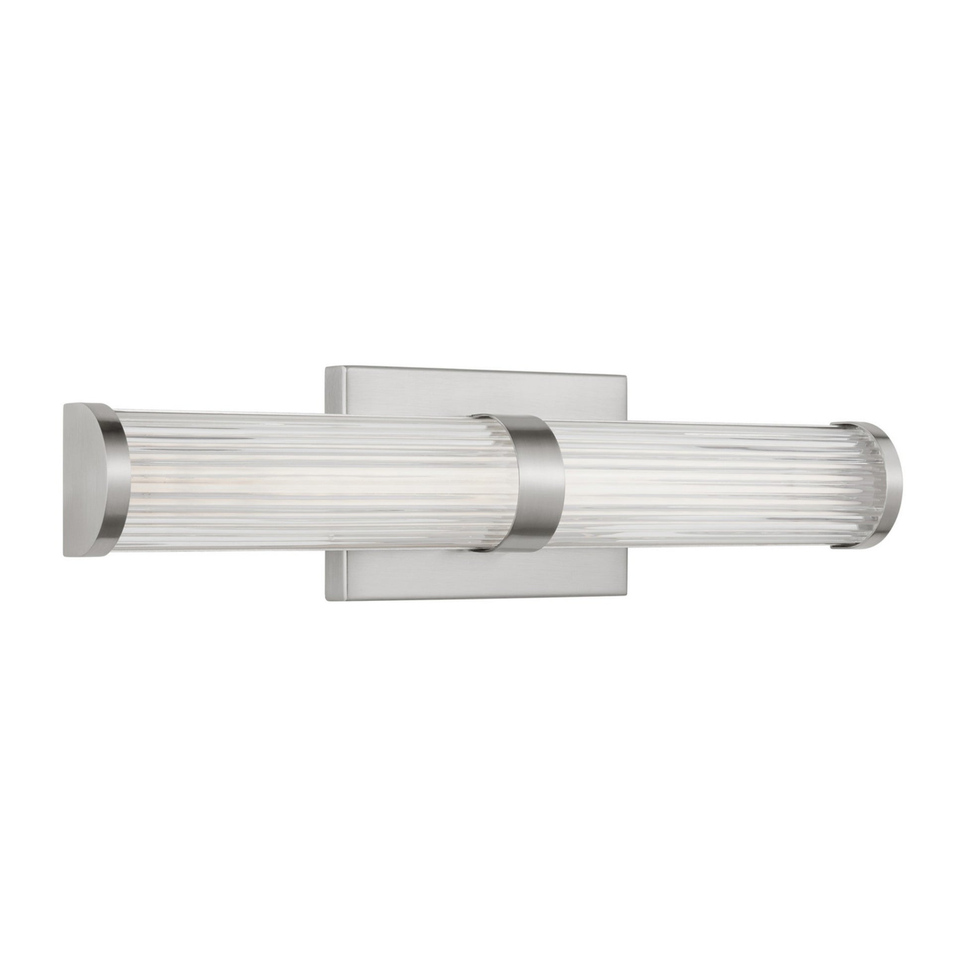 Syden 19" Small LED Wall/Bath Light, Brushed Nickel Finish - Bees Lighting