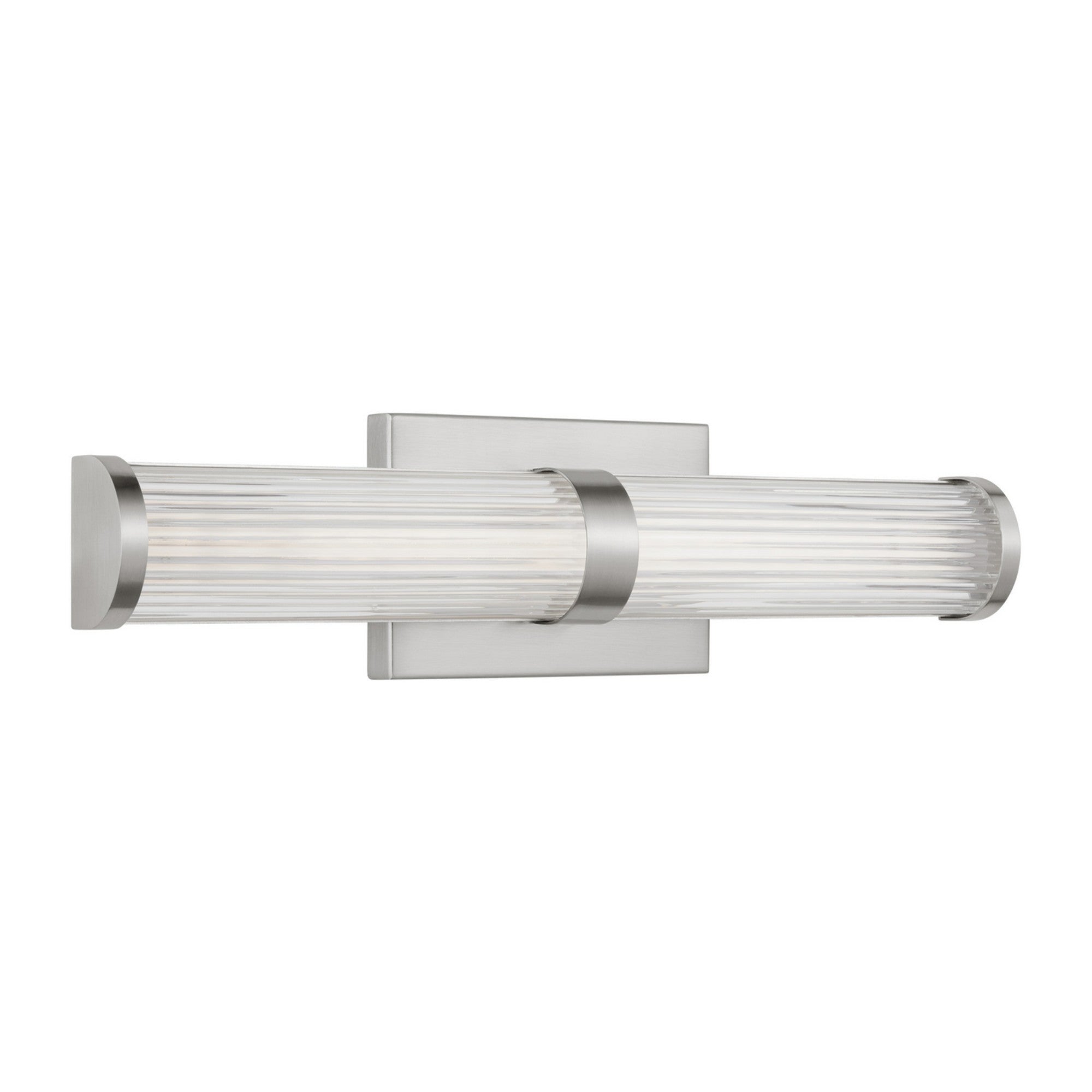 Syden 19" Small LED Wall/Bath Light, Brushed Nickel Finish - Bees Lighting