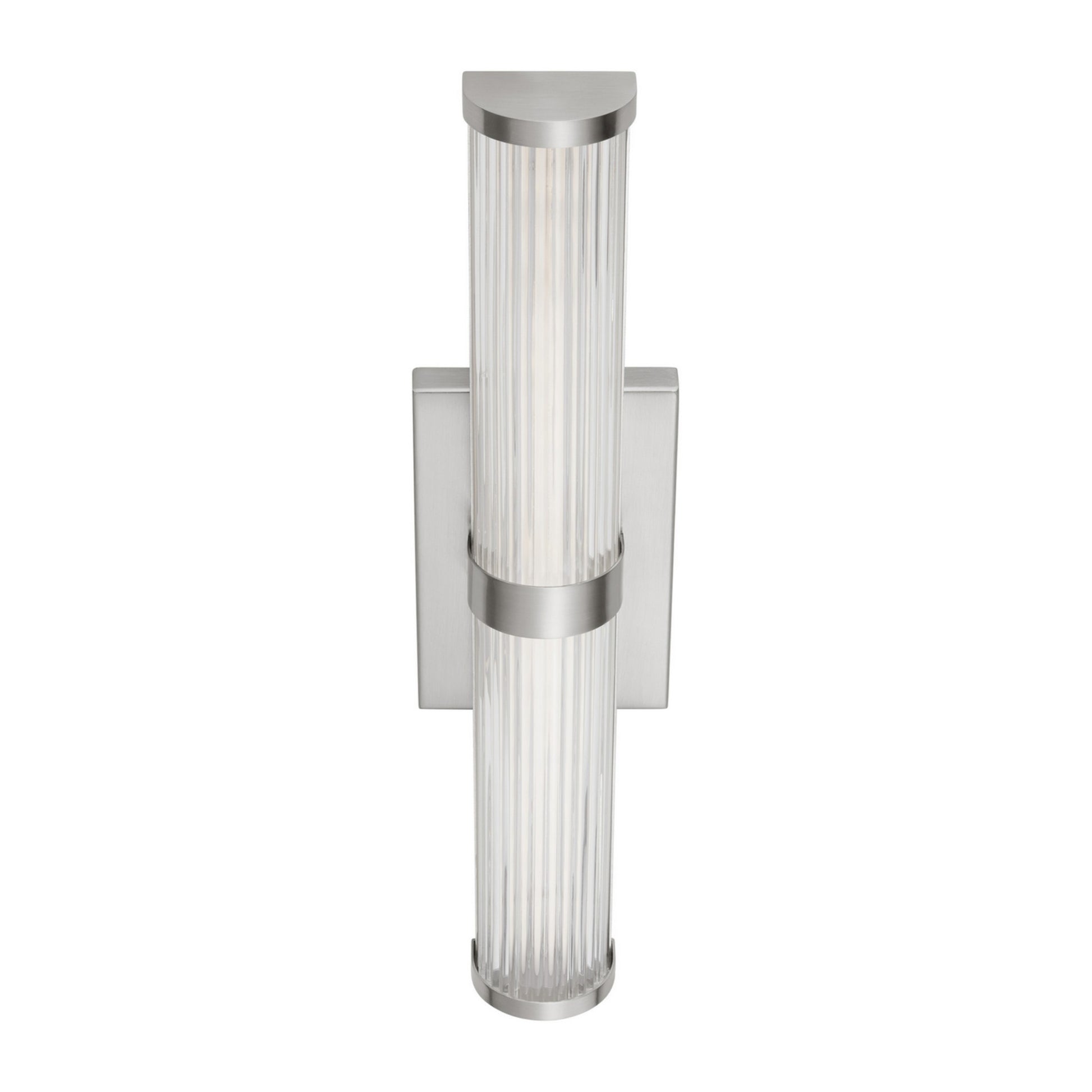 Syden 19" Small LED Wall/Bath Light, Brushed Nickel Finish - Bees Lighting