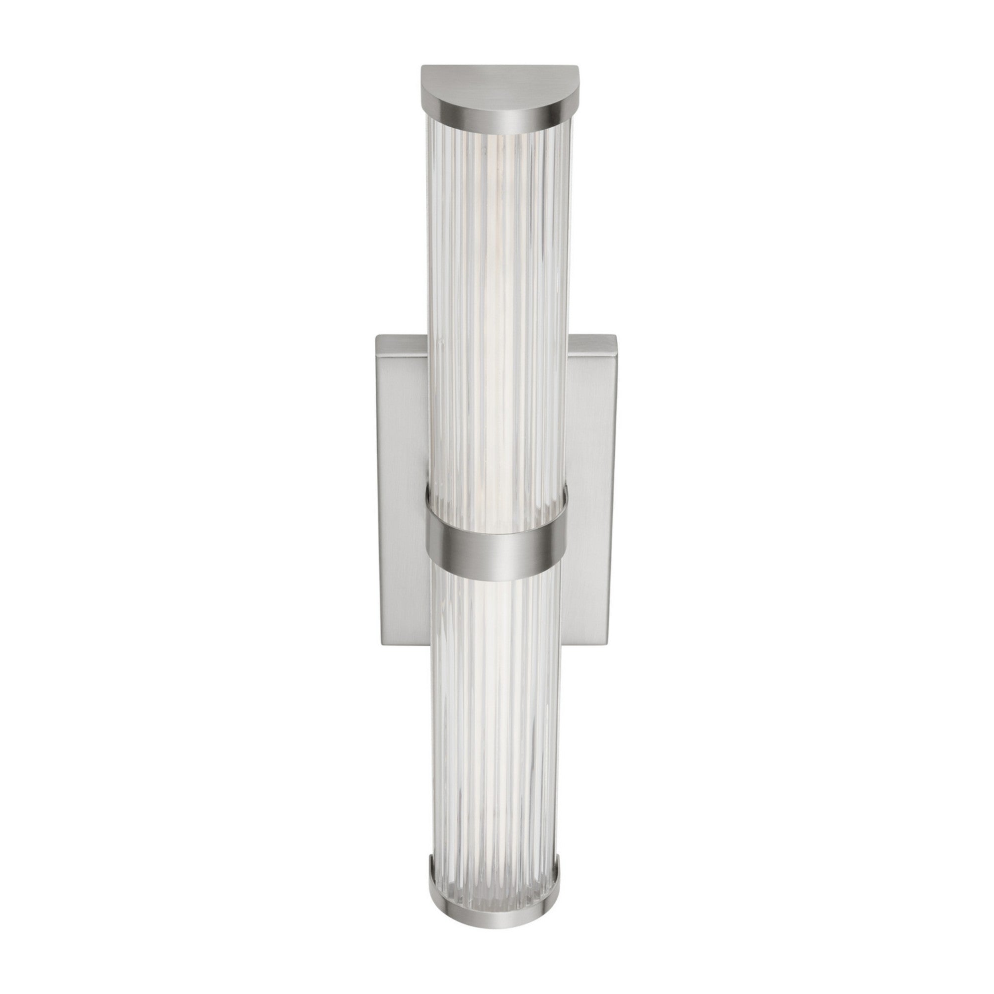 Syden 19" Small LED Wall/Bath Light, Brushed Nickel Finish - Bees Lighting