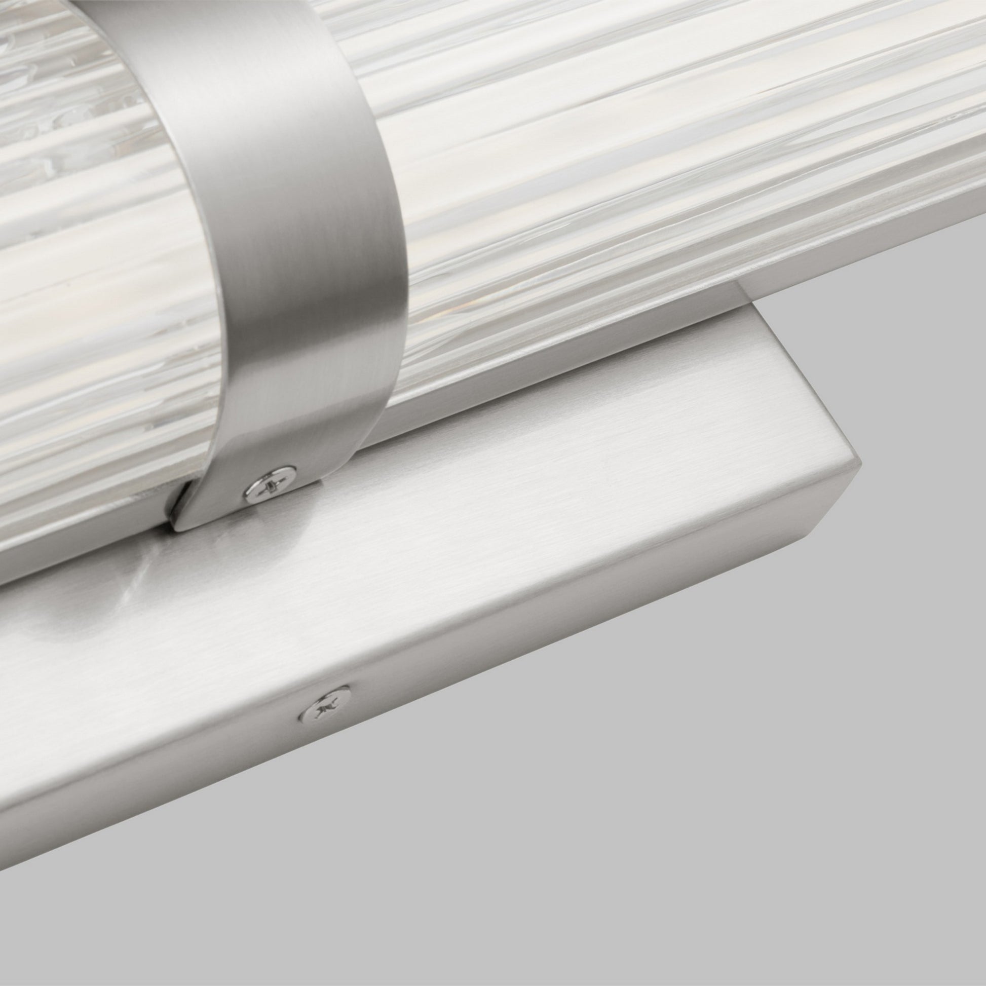 Syden 19" Small LED Wall/Bath Light, Brushed Nickel Finish - Bees Lighting