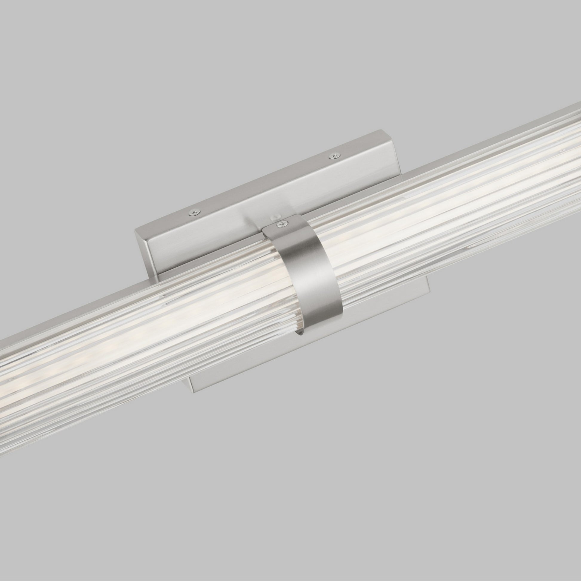 Syden 19" Small LED Wall/Bath Light, Brushed Nickel Finish - Bees Lighting