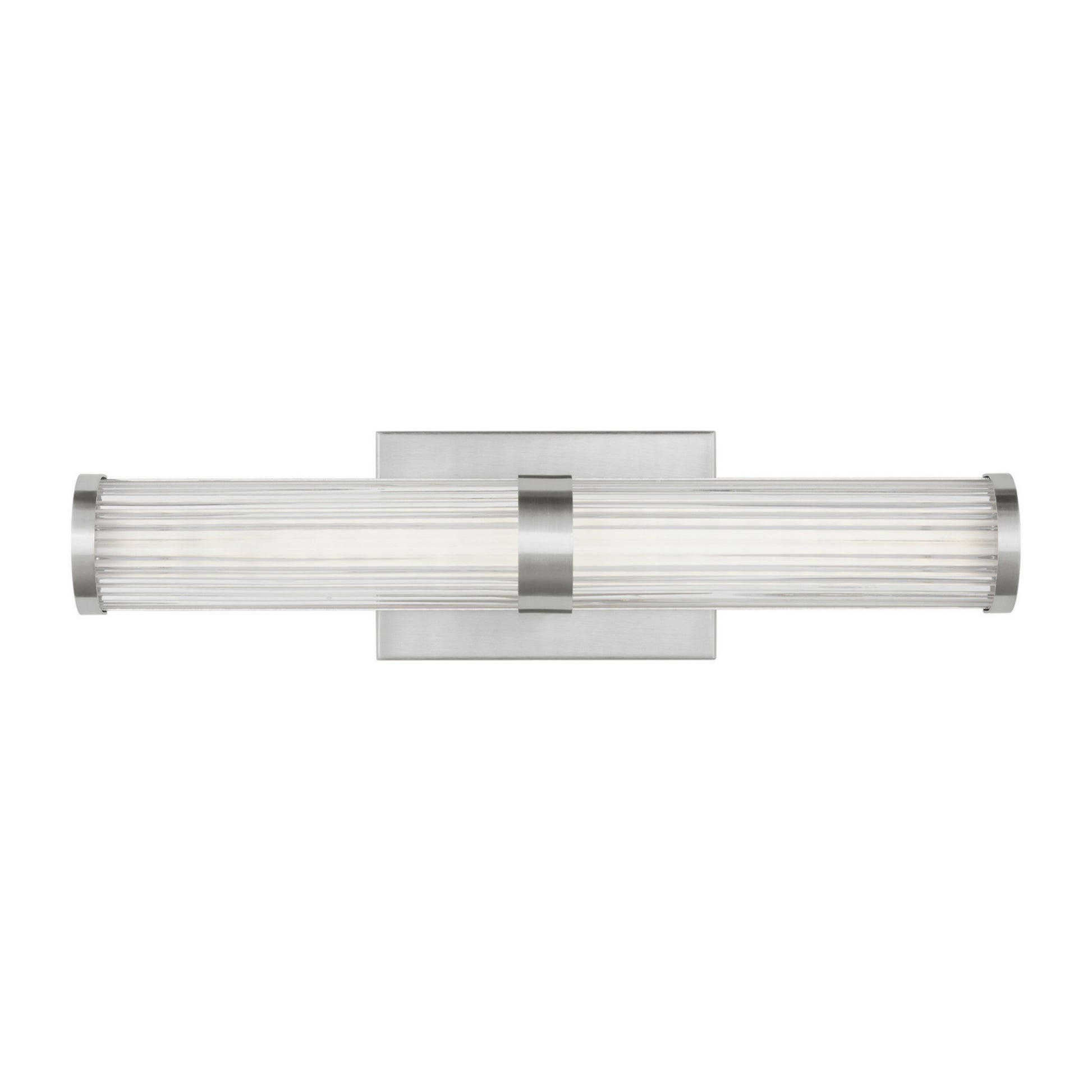 Syden 19" Small LED Wall/Bath Light, Brushed Nickel Finish - Bees Lighting
