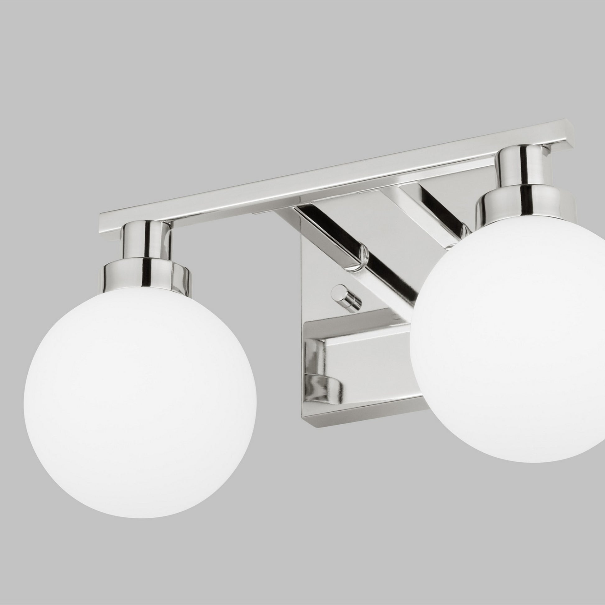 Clybourn 13" 2-Light Bathroom Vanity, Chrome Finish - Bees Lighting