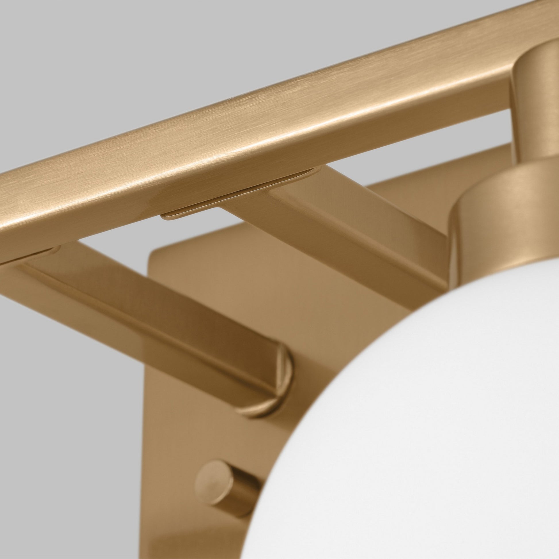Clybourn 13" 2-Light Bathroom Vanity, Satin Brass Finish - Bees Lighting