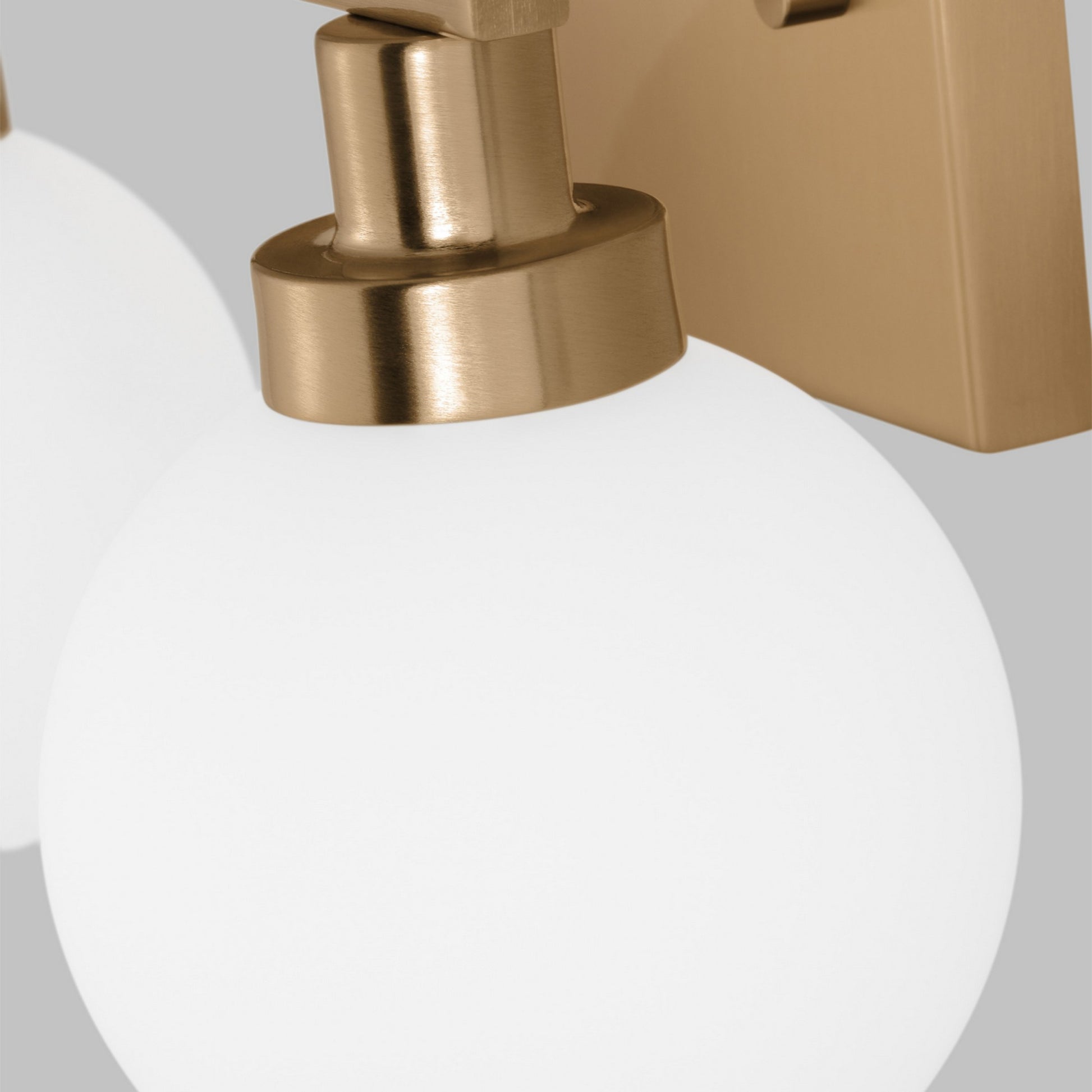 Clybourn 13" 2-Light Bathroom Vanity, Satin Brass Finish - Bees Lighting