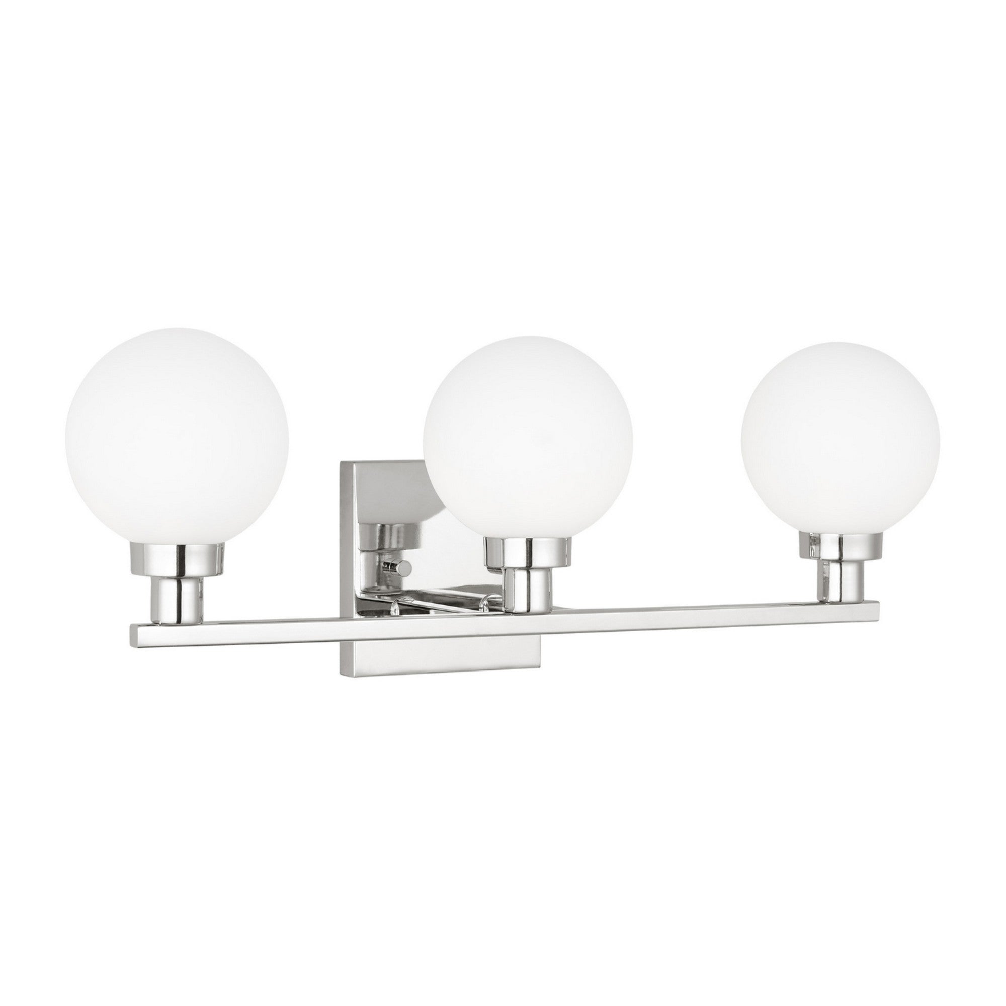 Clybourn 22" 3-Light Bathroom Vanity, Chrome Finish - Bees Lighting
