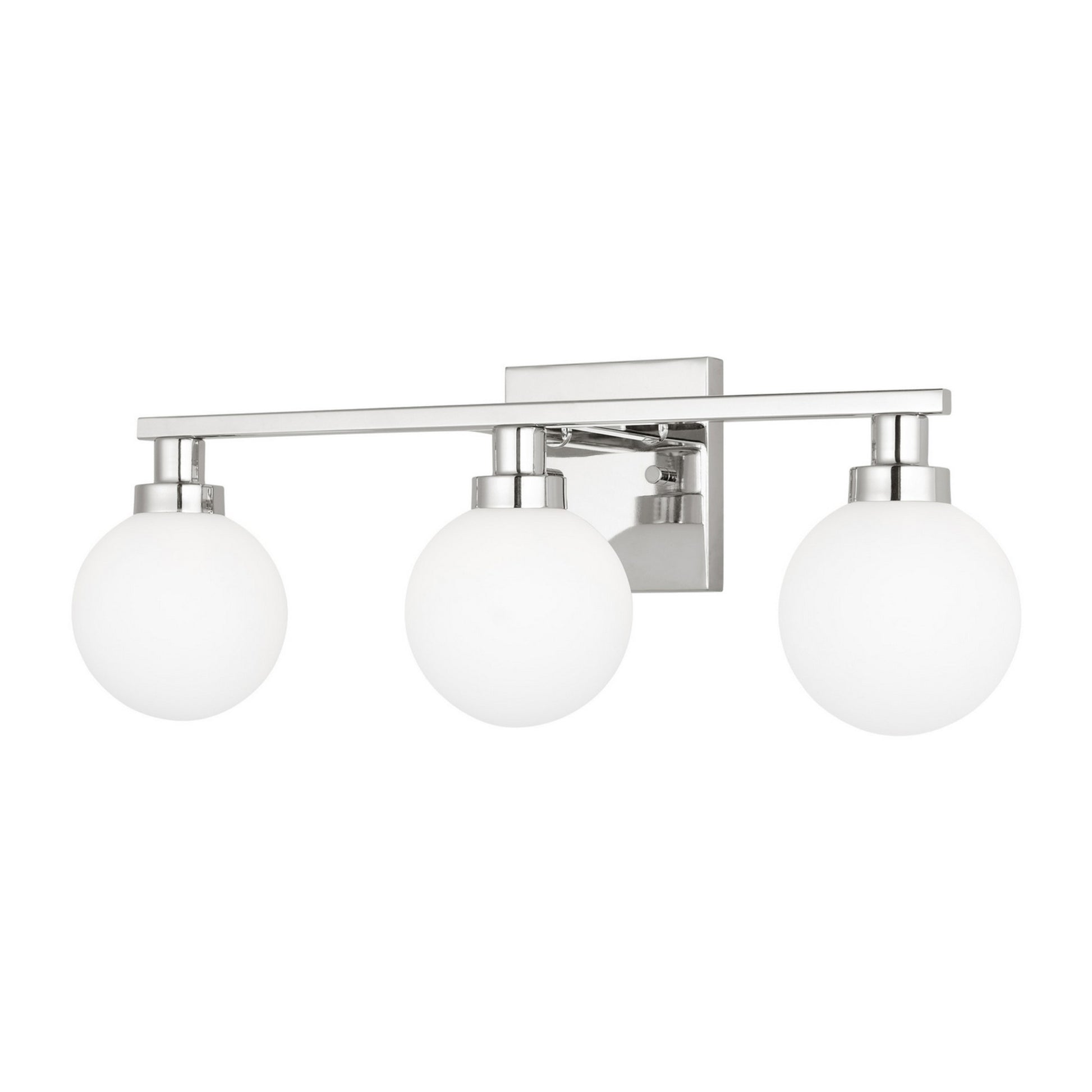 Clybourn 22" 3-Light Bathroom Vanity, Chrome Finish - Bees Lighting
