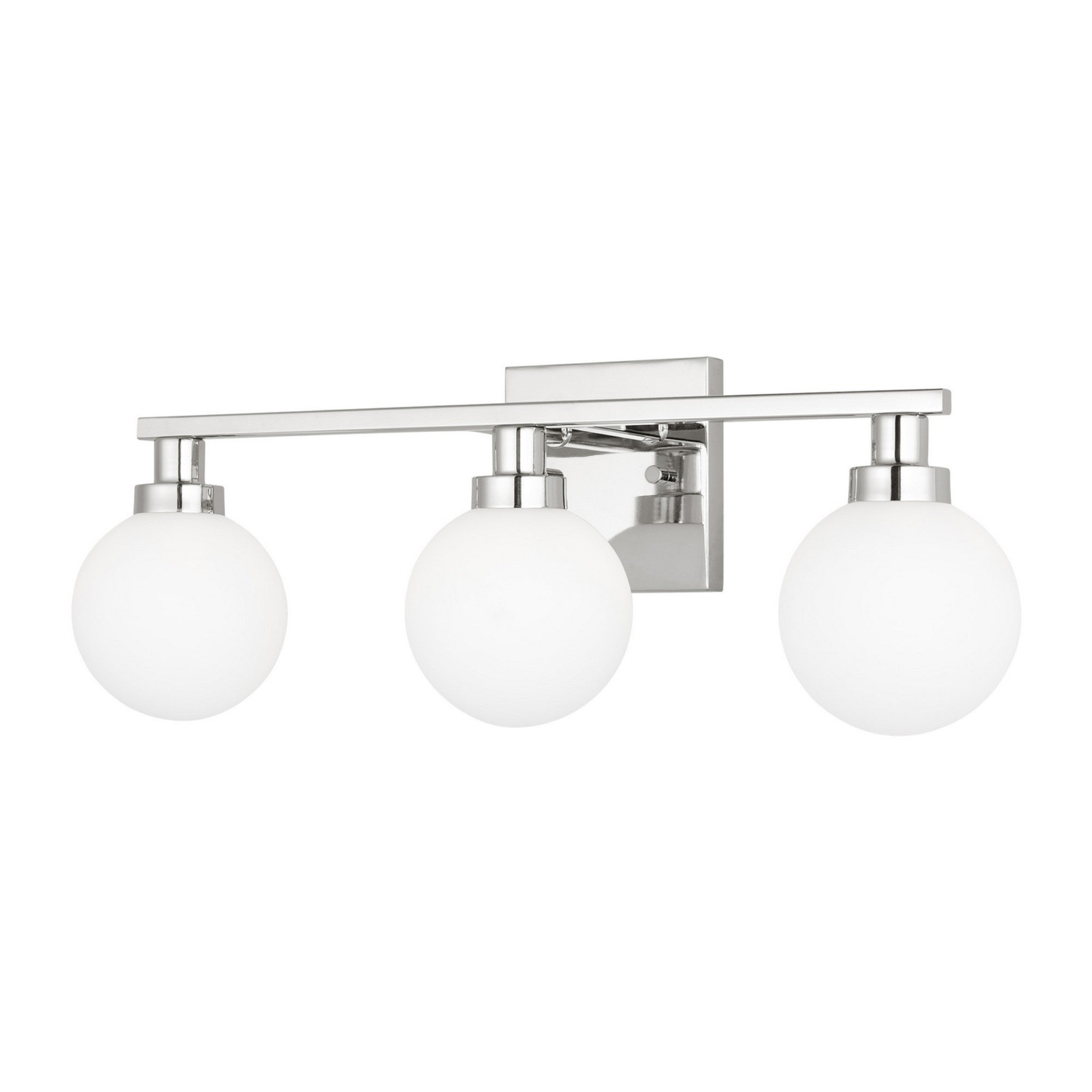 Clybourn 22" 3-Light Bathroom Vanity, Chrome Finish - Bees Lighting