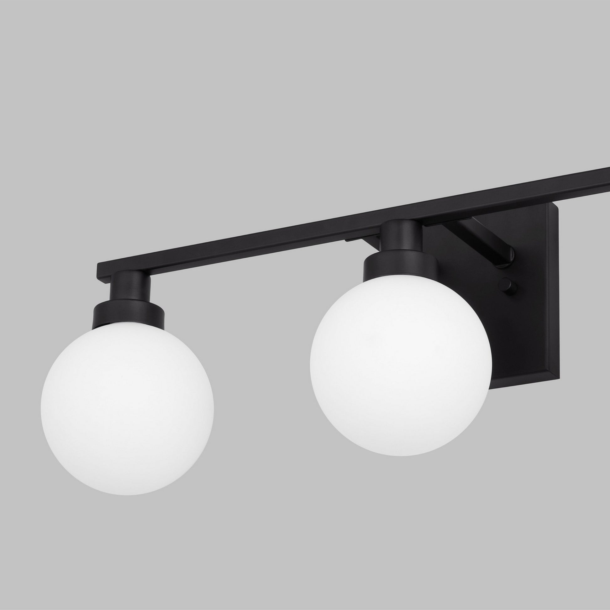 Clybourn 22" 3-Light Bathroom Vanity, Midnight Black Finish - Bees Lighting