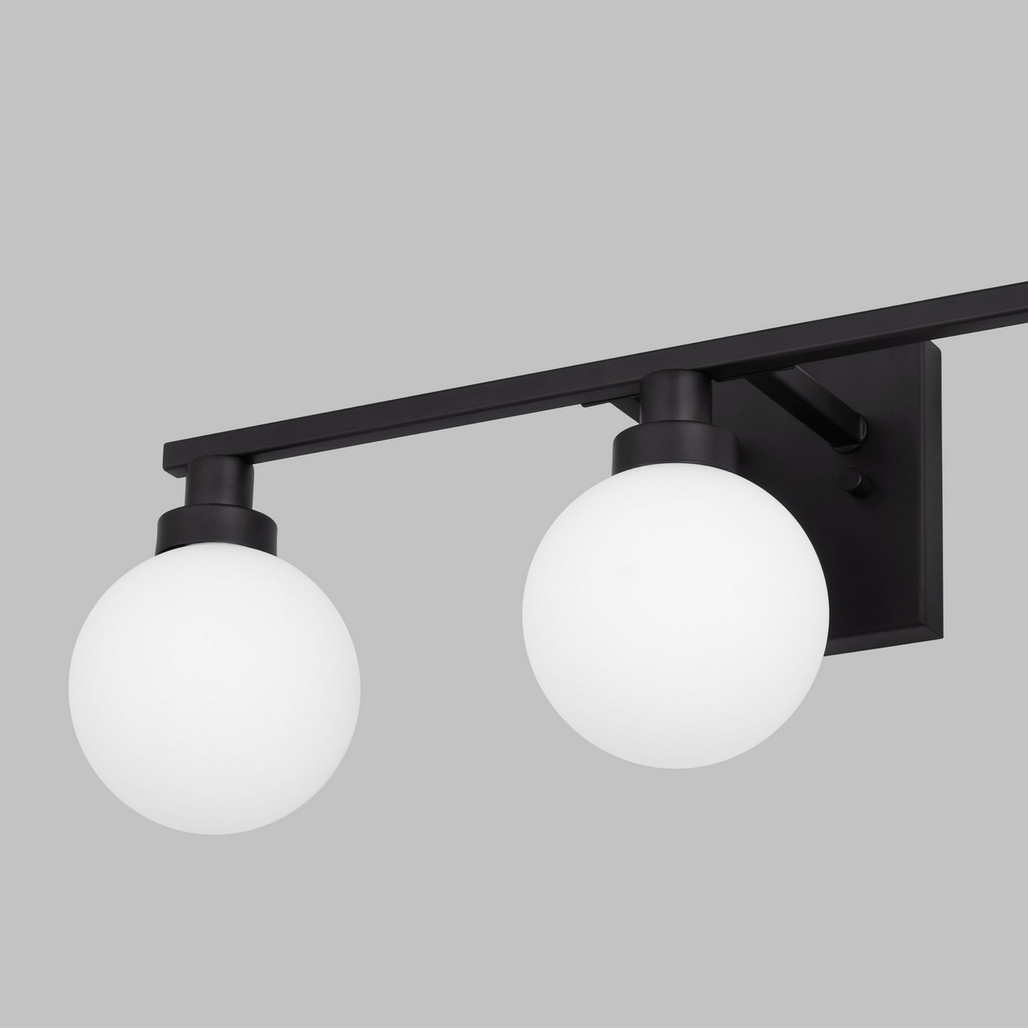 Clybourn 22" 3-Light Bathroom Vanity, Midnight Black Finish - Bees Lighting