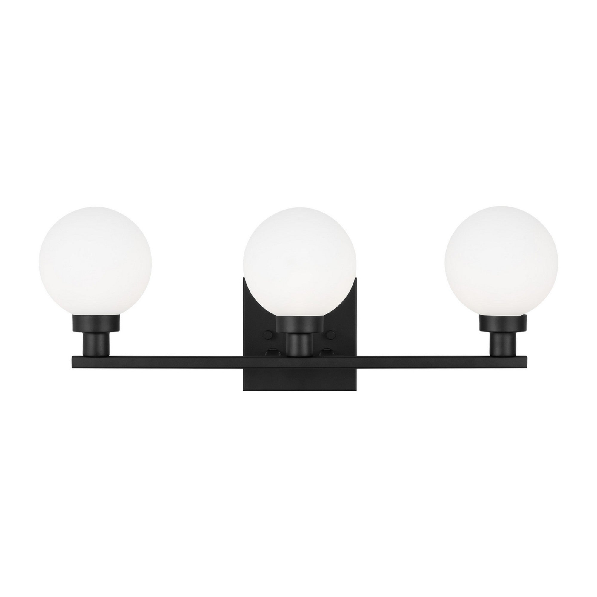 Clybourn 22" 3-Light Bathroom Vanity, Midnight Black Finish - Bees Lighting