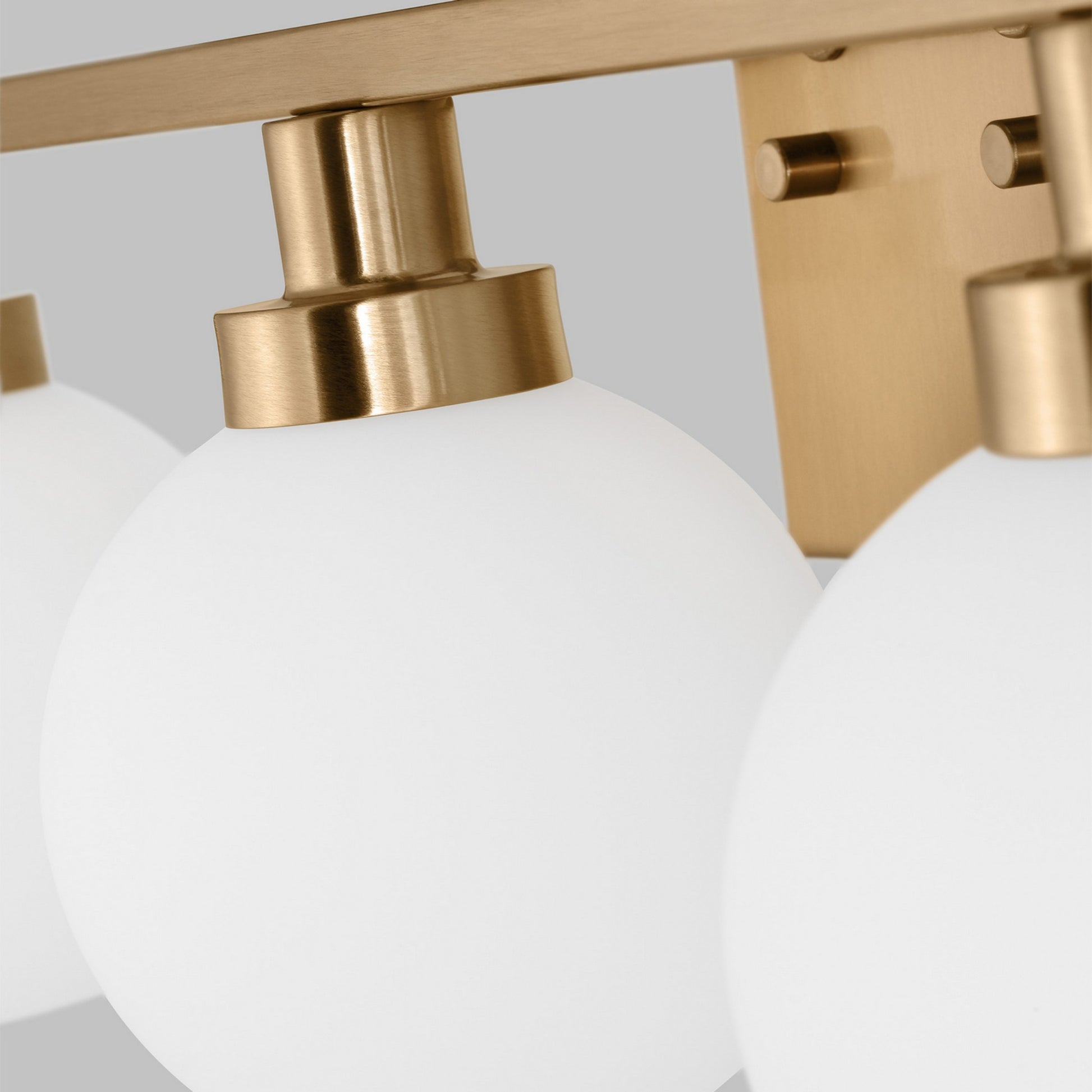 Clybourn 22" 3-Light Bathroom Vanity, Satin Brass Finish - Bees Lighting