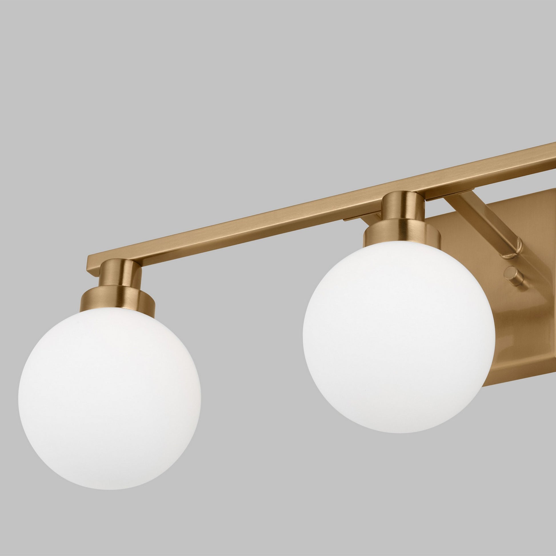 Clybourn 22" 3-Light Bathroom Vanity, Satin Brass Finish - Bees Lighting