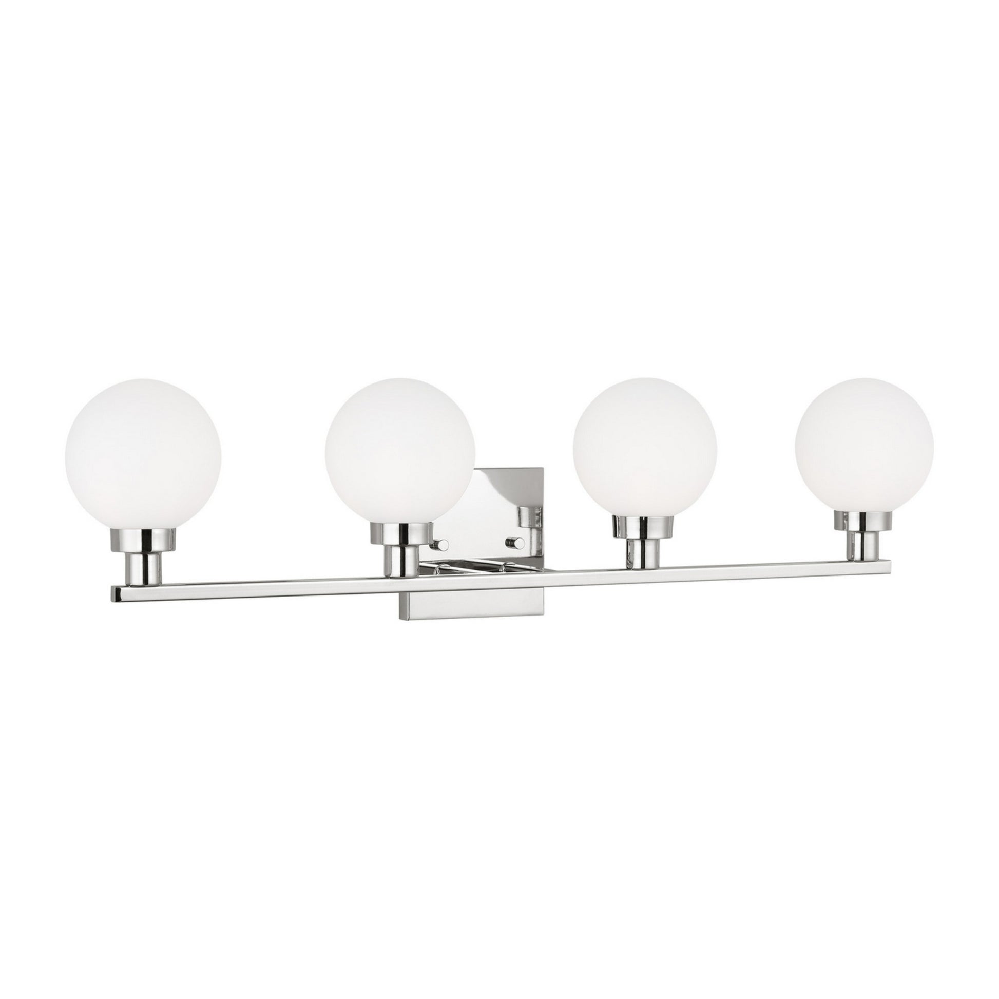 Clybourn 30" 4-Light Bathroom Vanity, Chrome Finish - Bees Lighting