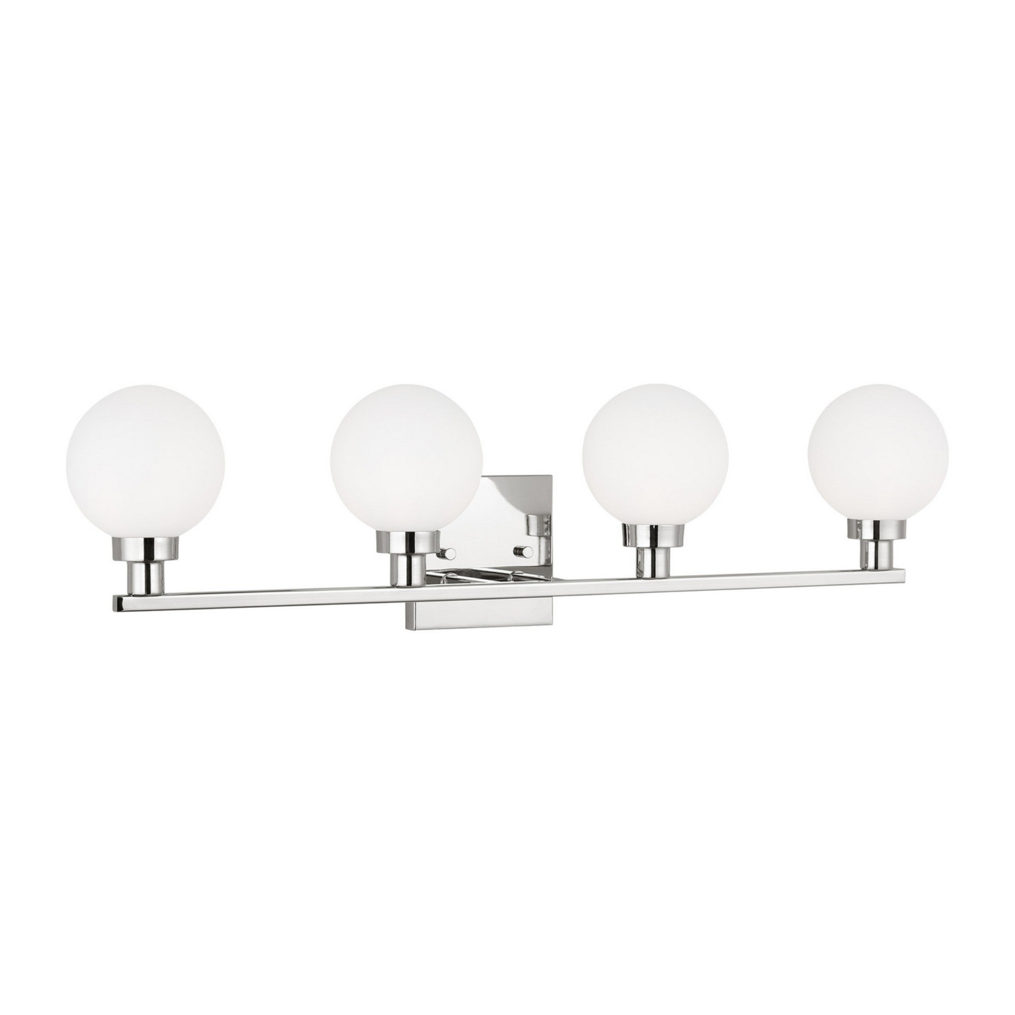 Clybourn 30" 4-Light Bathroom Vanity, Chrome Finish - Bees Lighting