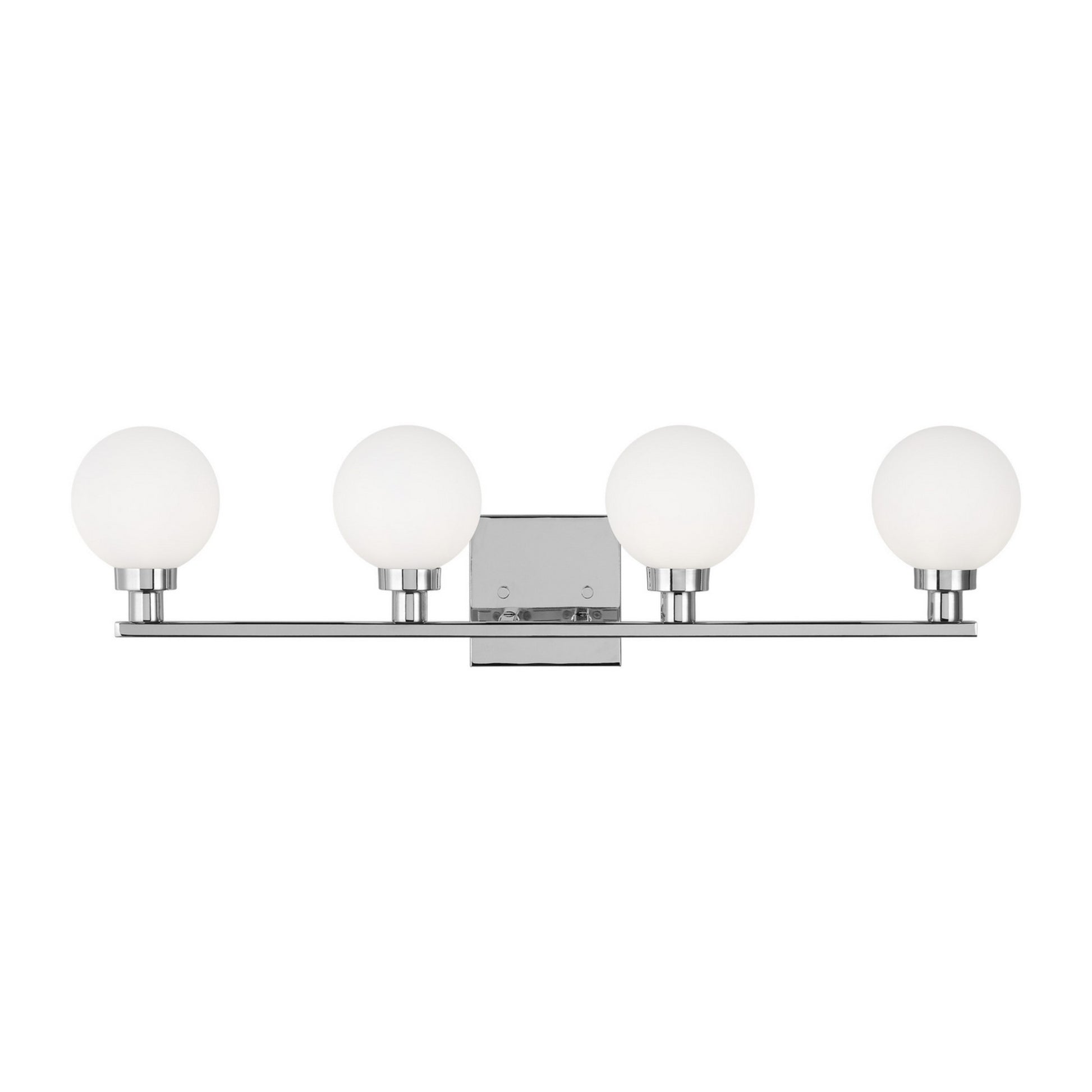 Clybourn 30" 4-Light Bathroom Vanity, Chrome Finish - Bees Lighting