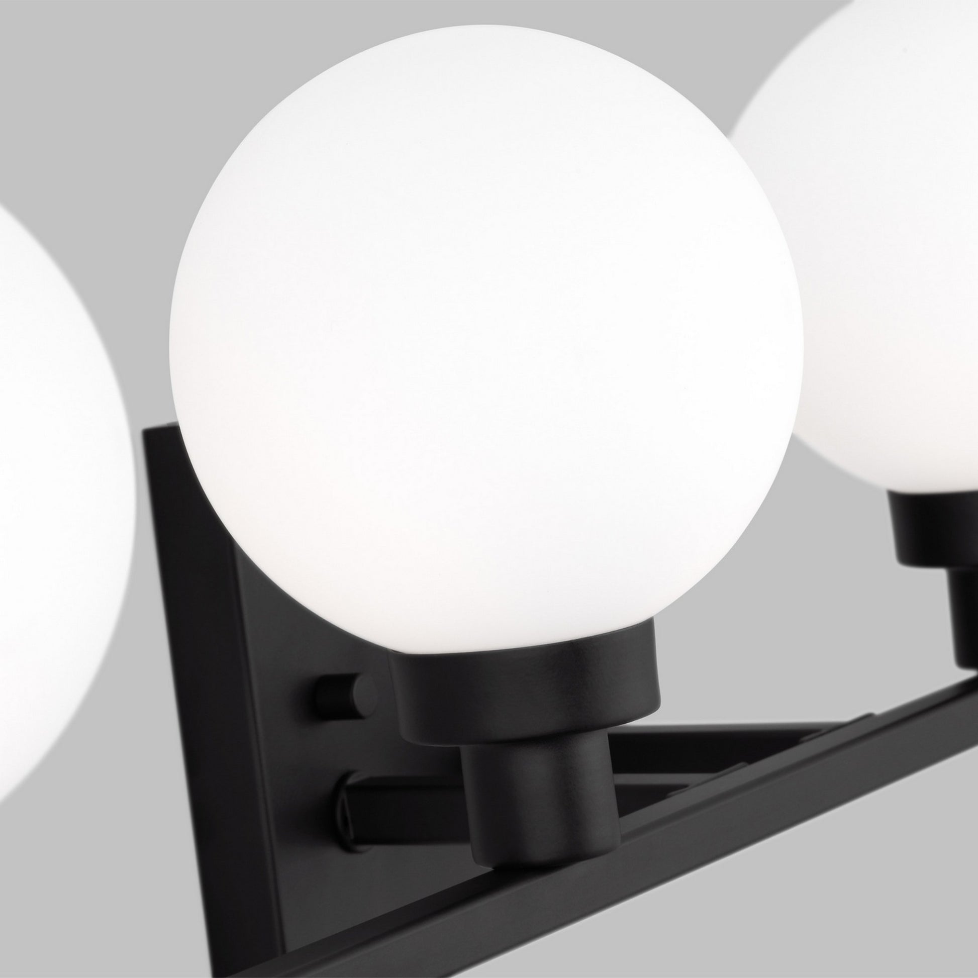 Clybourn 30" 4-Light Bathroom Vanity, Midnight Black Finish - Bees Lighting