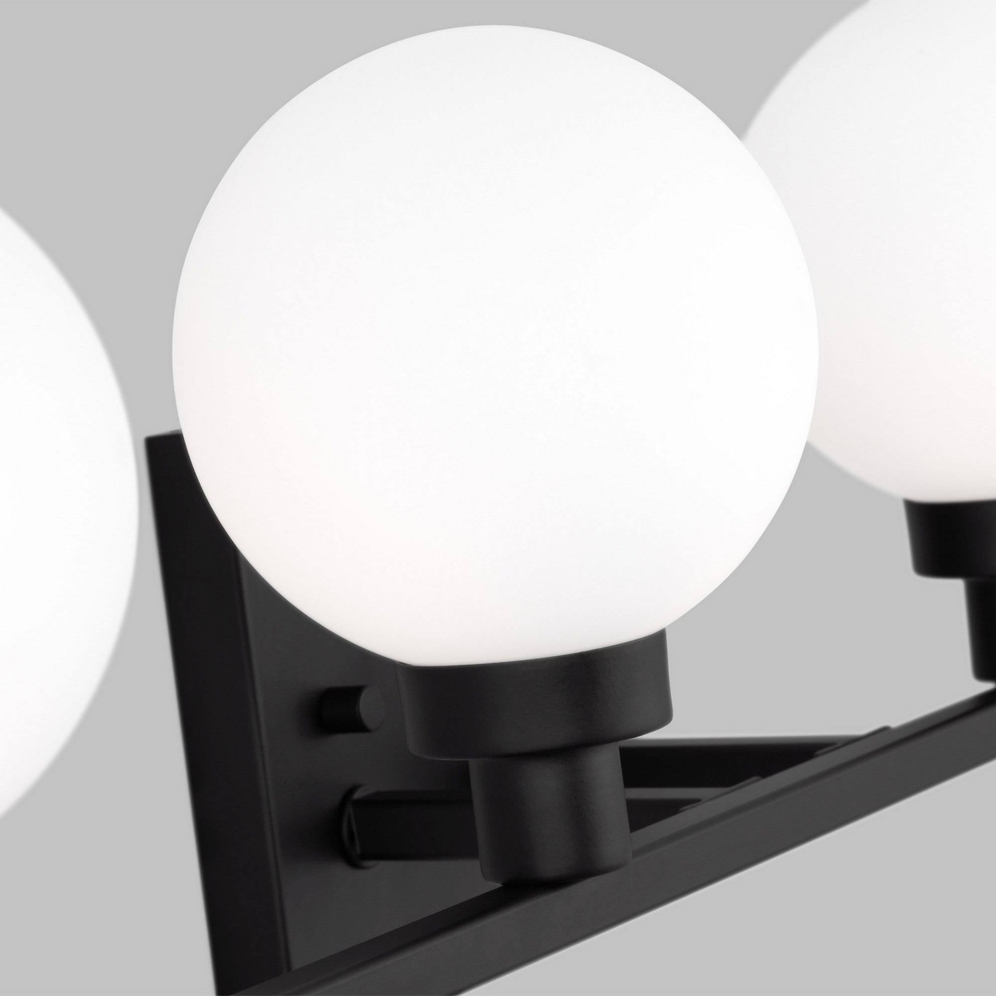 Clybourn 30" 4-Light Bathroom Vanity, Midnight Black Finish - Bees Lighting