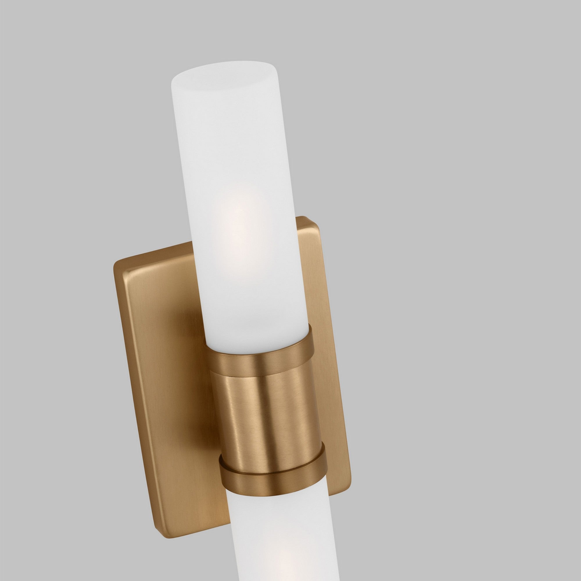 Keaton 16" Small 2-Light Bathroom Vanity, Satin Brass Finish - Bees Lighting