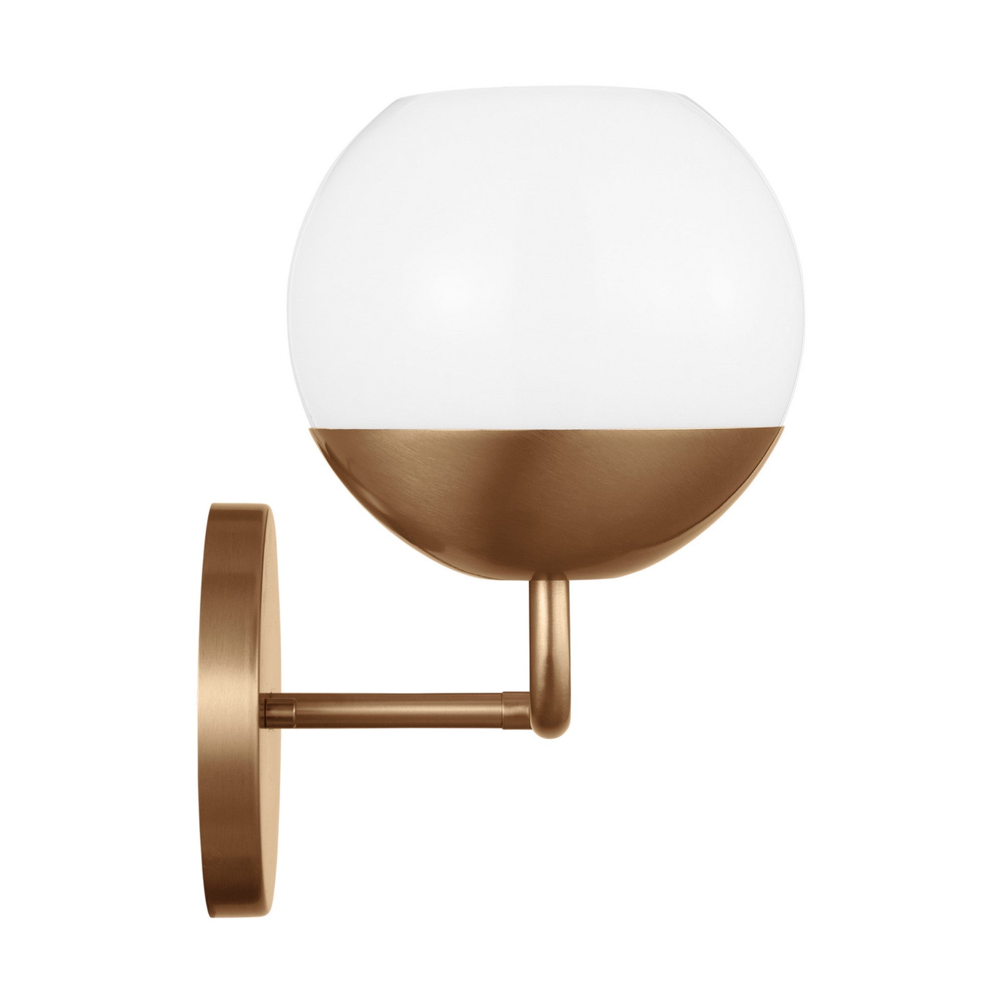 Alvin 17" 2-Light Bathroom Vanity, Satin Brass Finish - Bees Lighting