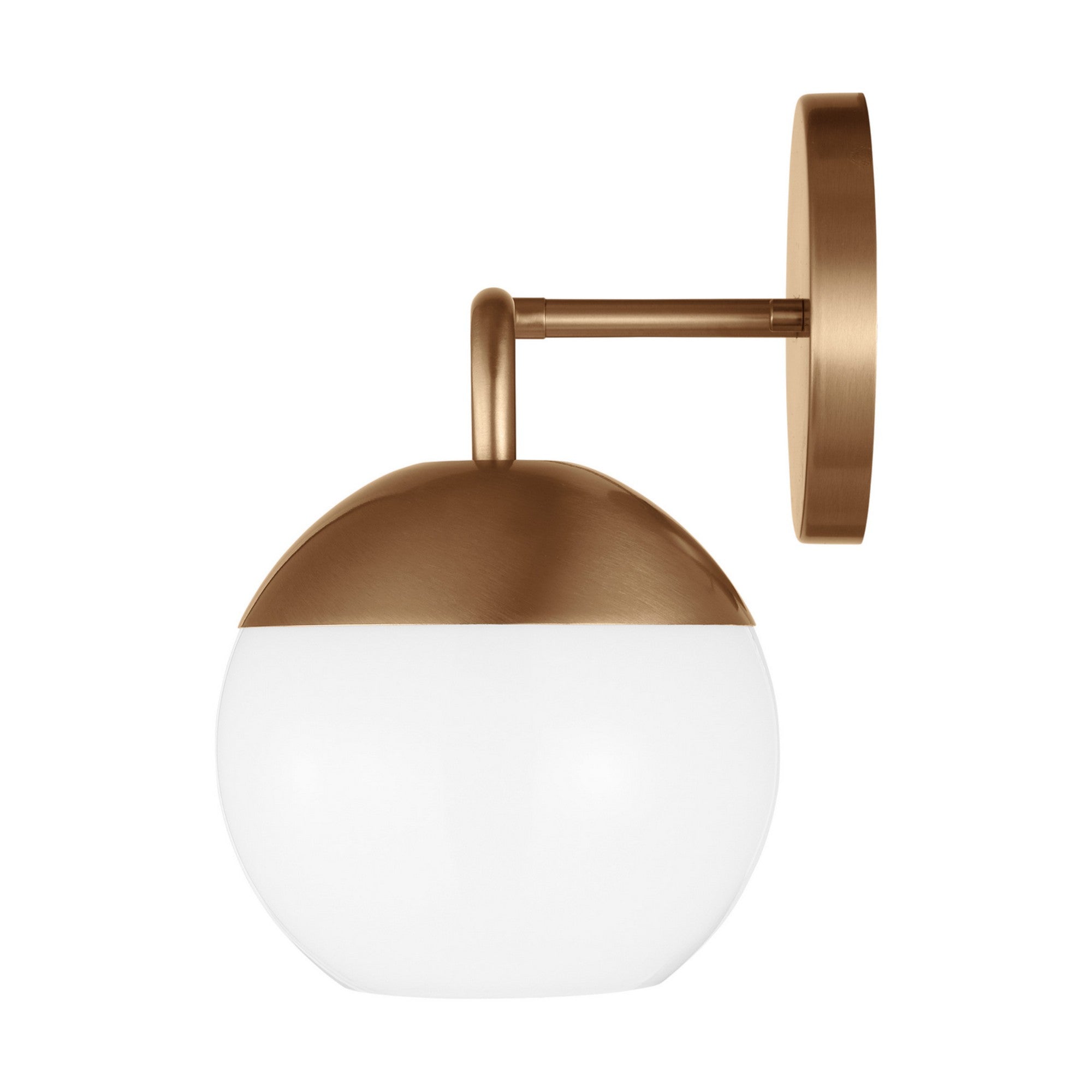 Alvin 17" 2-Light Bathroom Vanity, Satin Brass Finish - Bees Lighting