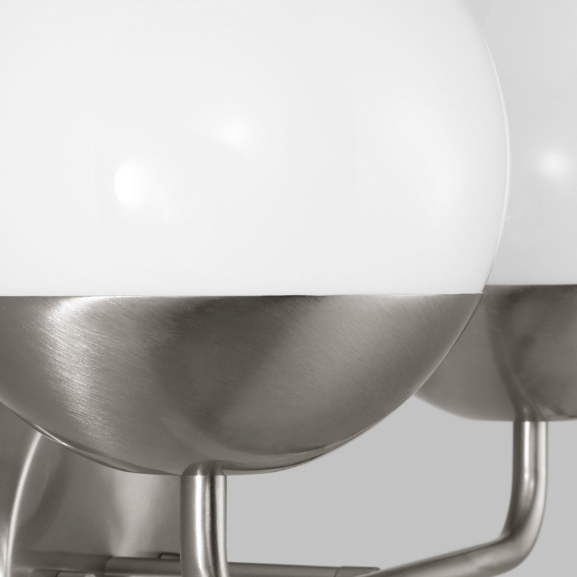 Alvin 17" 2-Light Bathroom Vanity, Brushed Nickel Finish - Bees Lighting