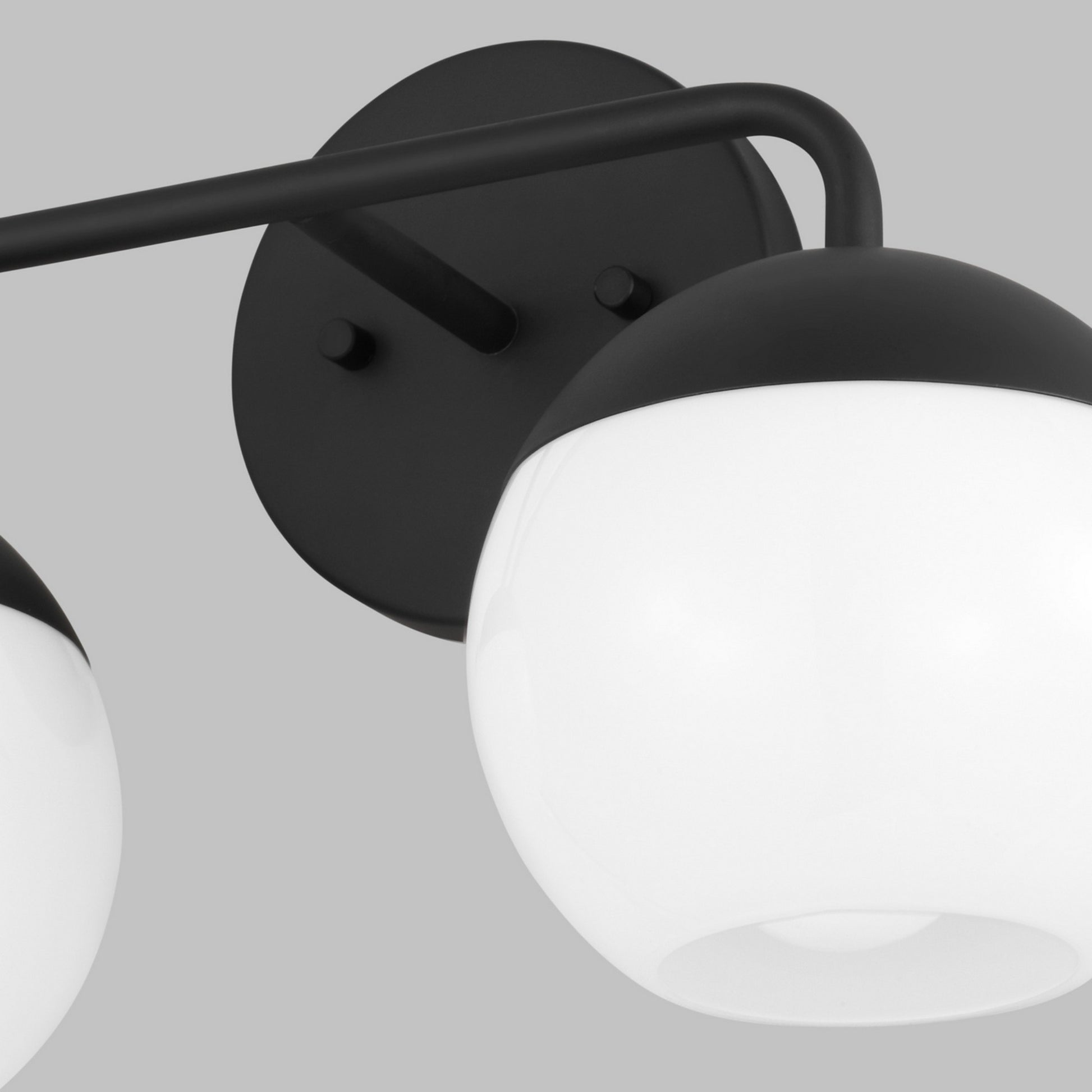 Alvin 17" 2-Light LED Bathroom Vanity, Midnight Black Finish - Bees Lighting