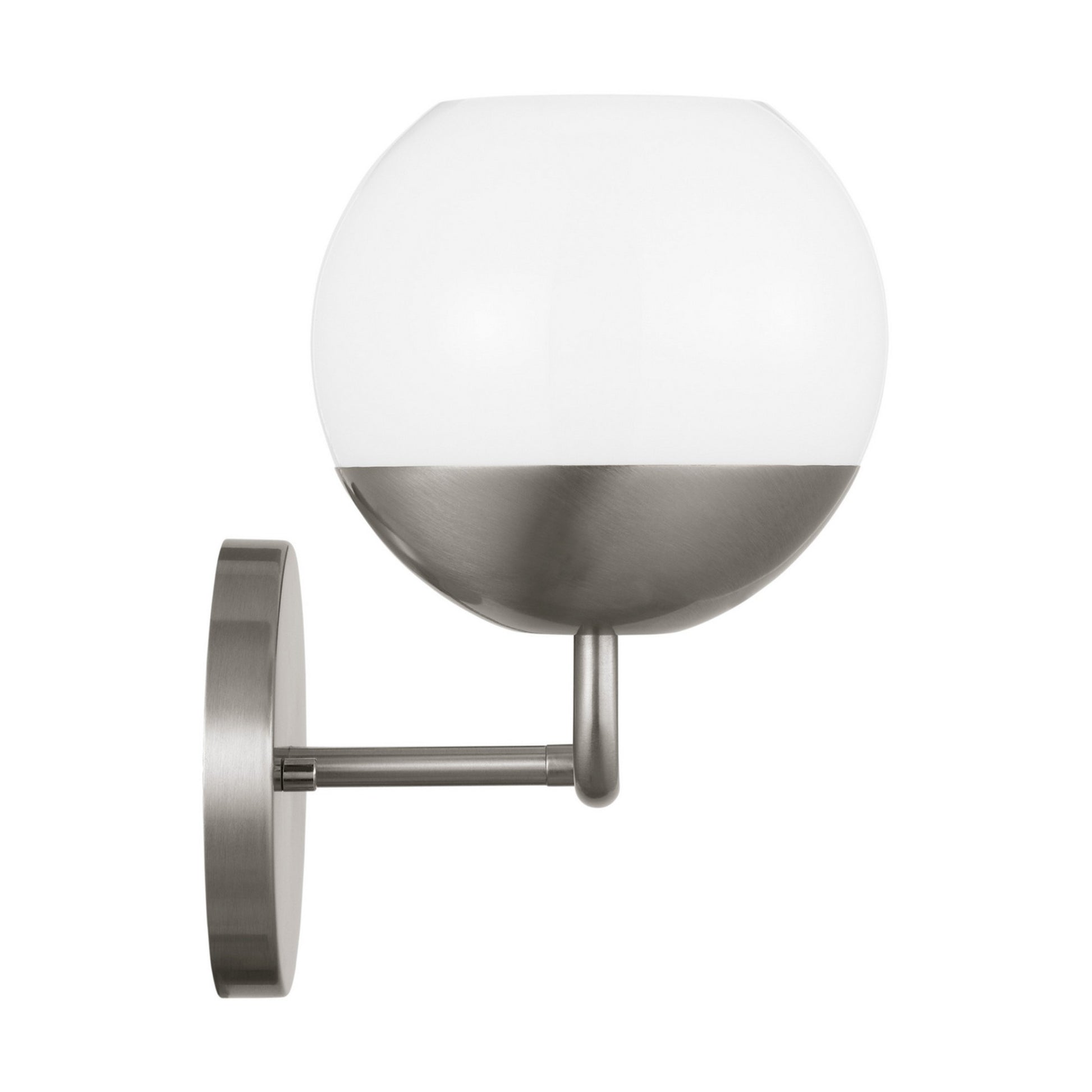 Alvin 17" 2-Light LED Bathroom Vanity, Brushed Nickel Finish - Bees Lighting