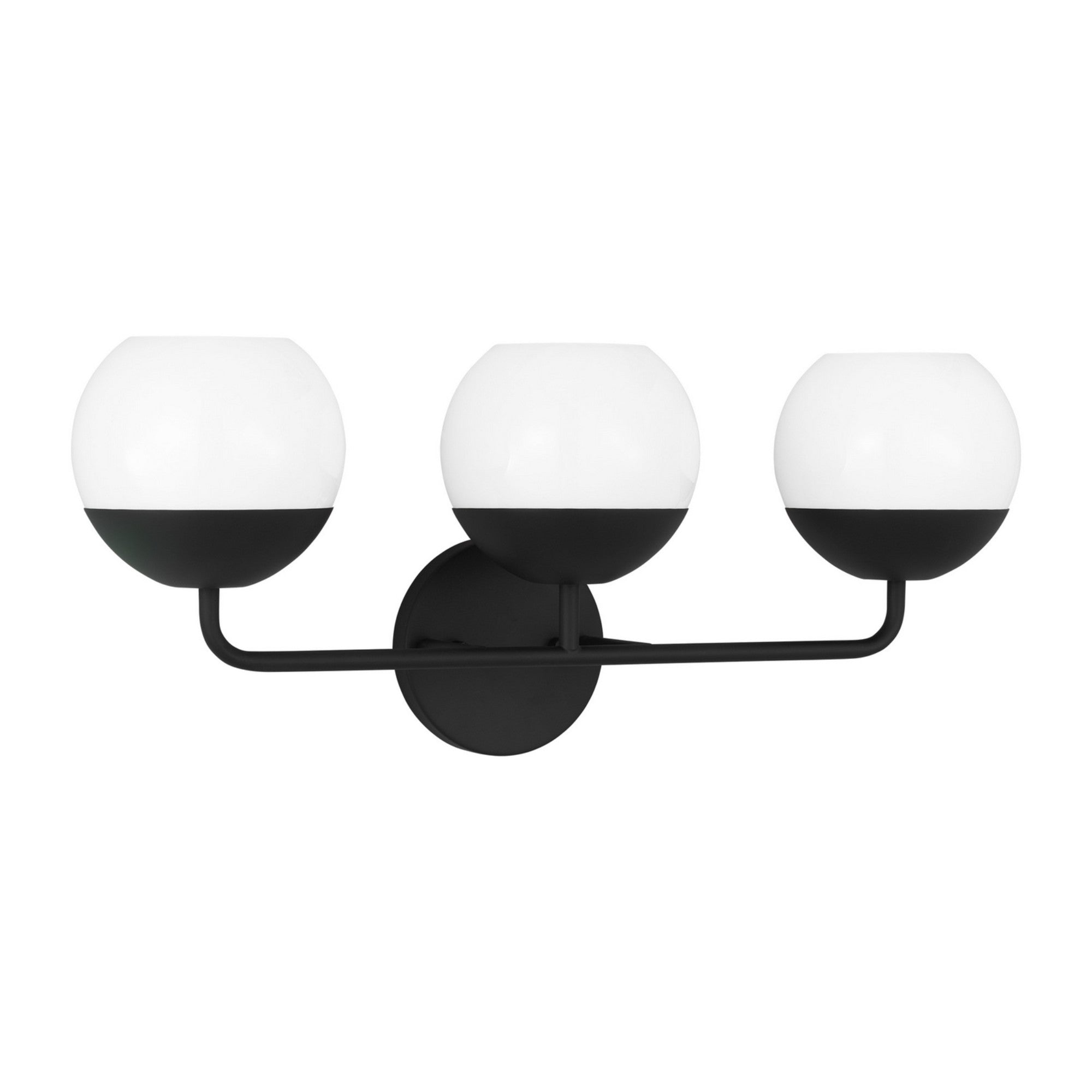Alvin 24" 3-Light LED Bathroom Vanity, Midnight Black Finish - Bees Lighting