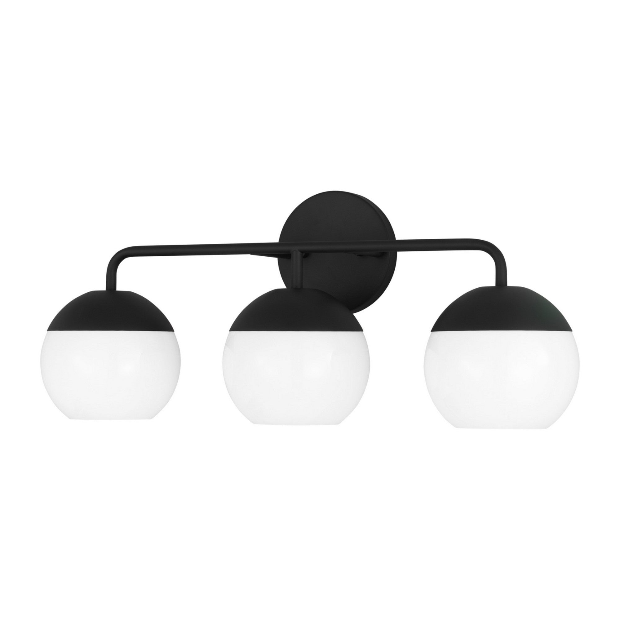 Alvin 24" 3-Light LED Bathroom Vanity, Midnight Black Finish - Bees Lighting
