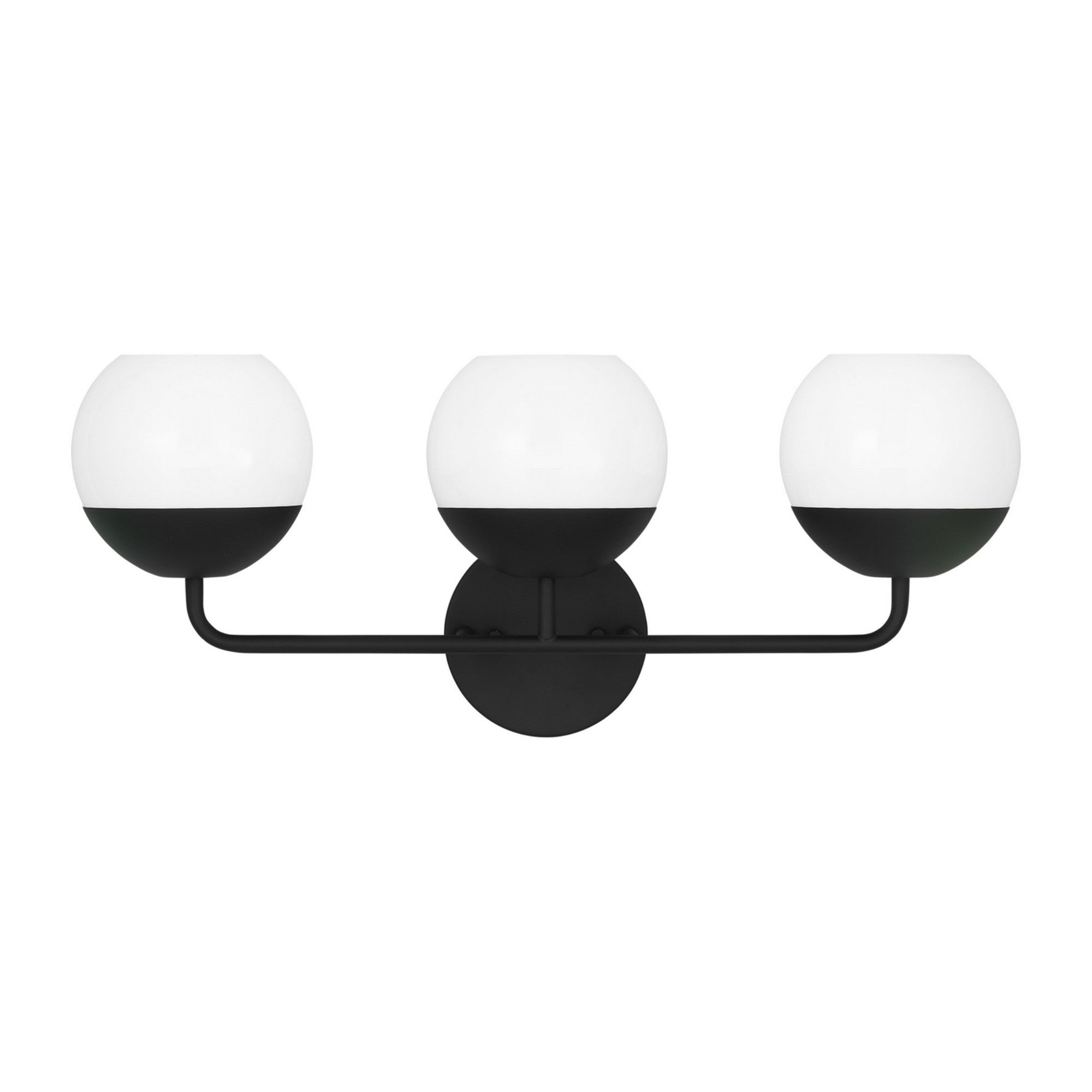 Alvin 24" 3-Light LED Bathroom Vanity, Midnight Black Finish - Bees Lighting
