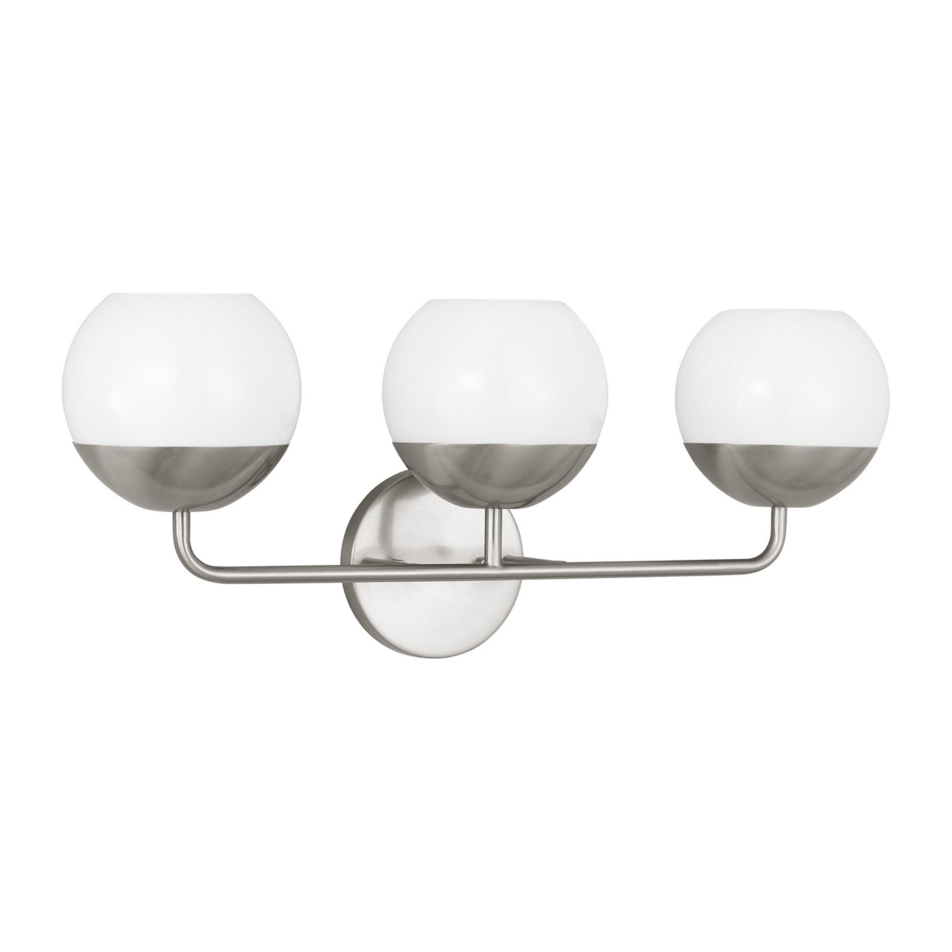 Alvin 24" 3-Light LED Bathroom Vanity, Brushed Nickel Finish - Bees Lighting