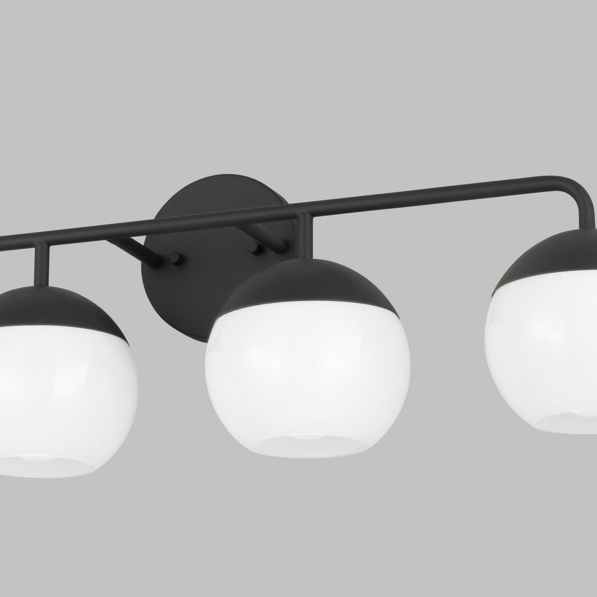 Alvin 33" 4-Light Bathroom Vanity, Midnight Black Finish - Bees Lighting