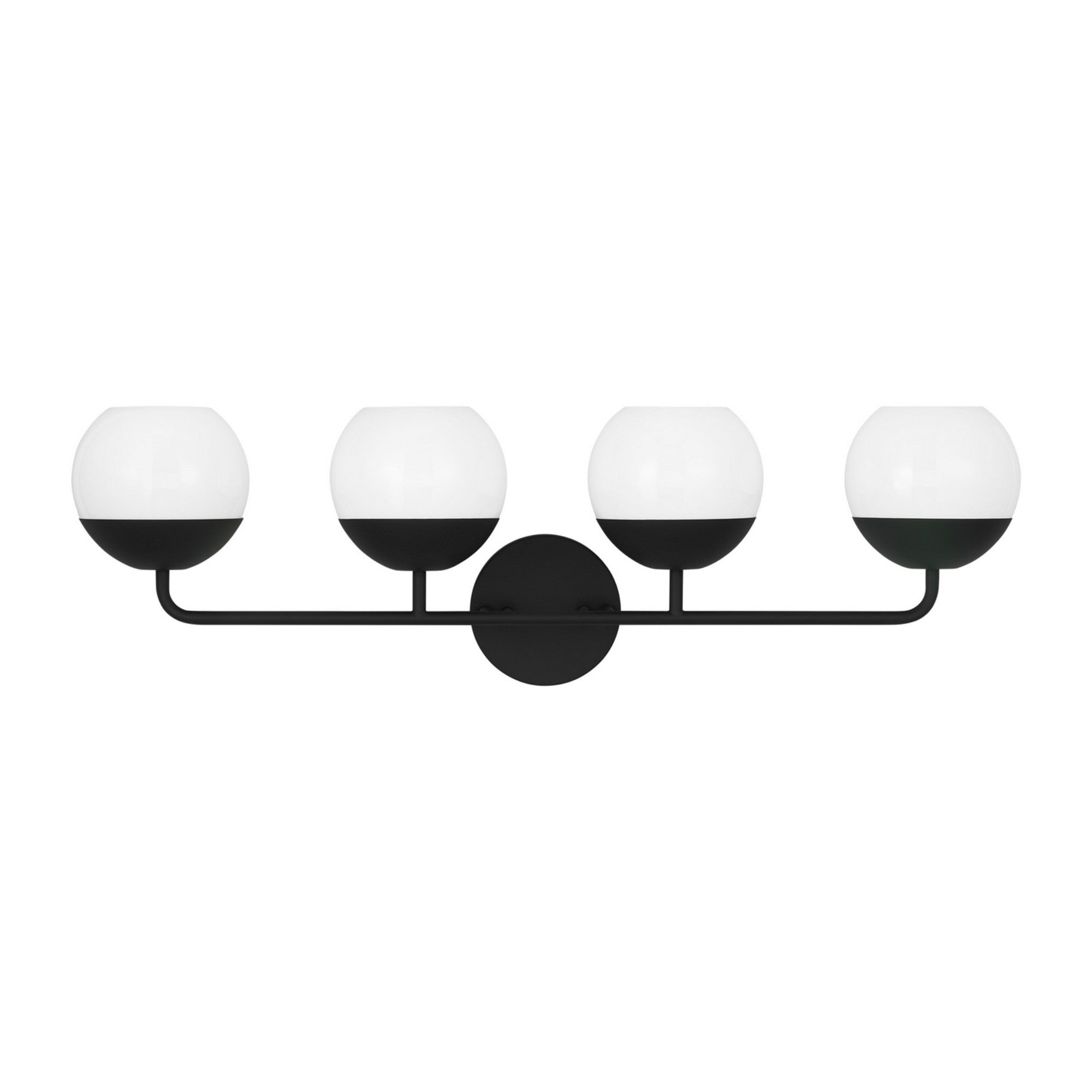 Alvin 33" 4-Light LED Bathroom Vanity, Midnight Black Finish - Bees Lighting