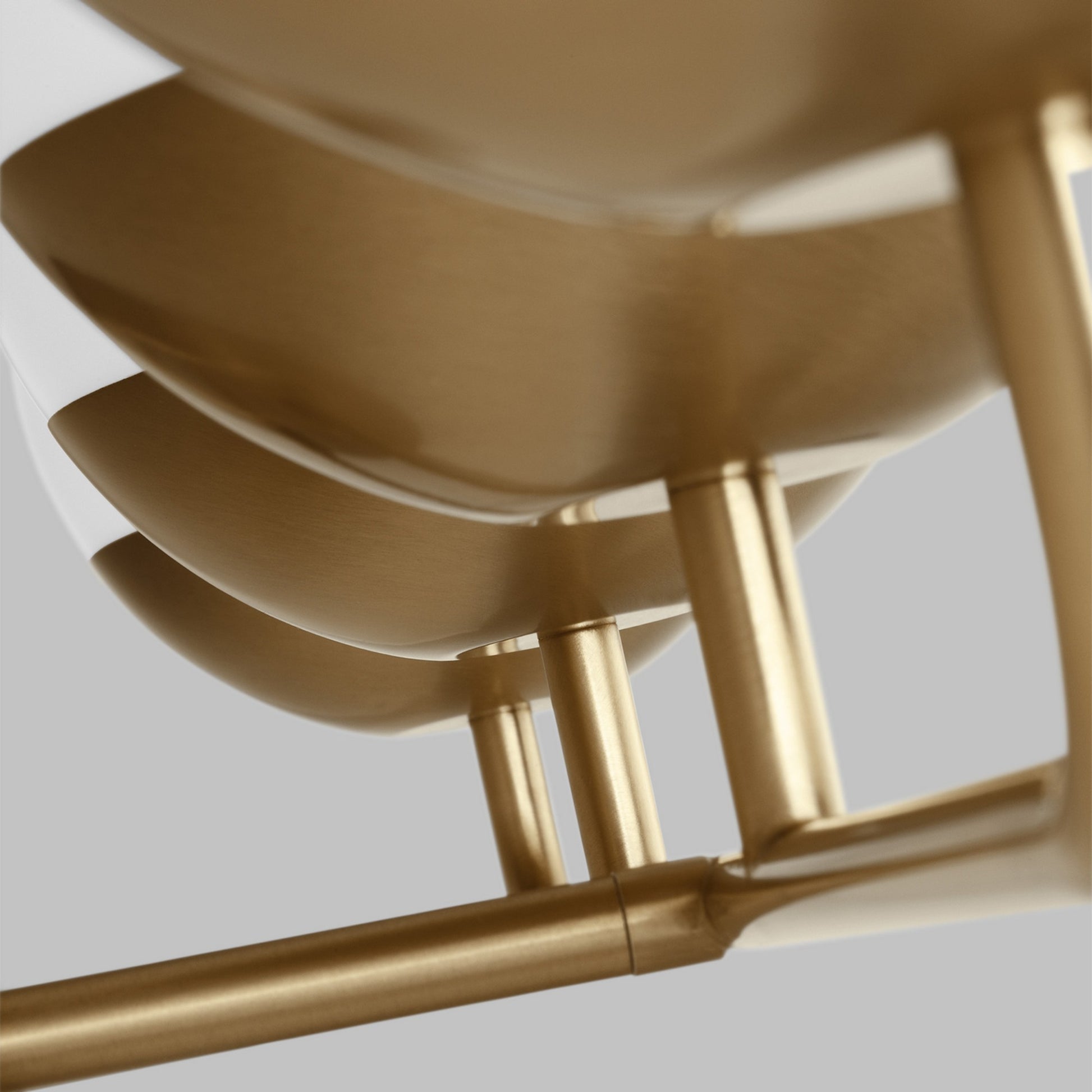 Alvin 33" 4-Light LED Bathroom Vanity, Satin Brass Finish - Bees Lighting