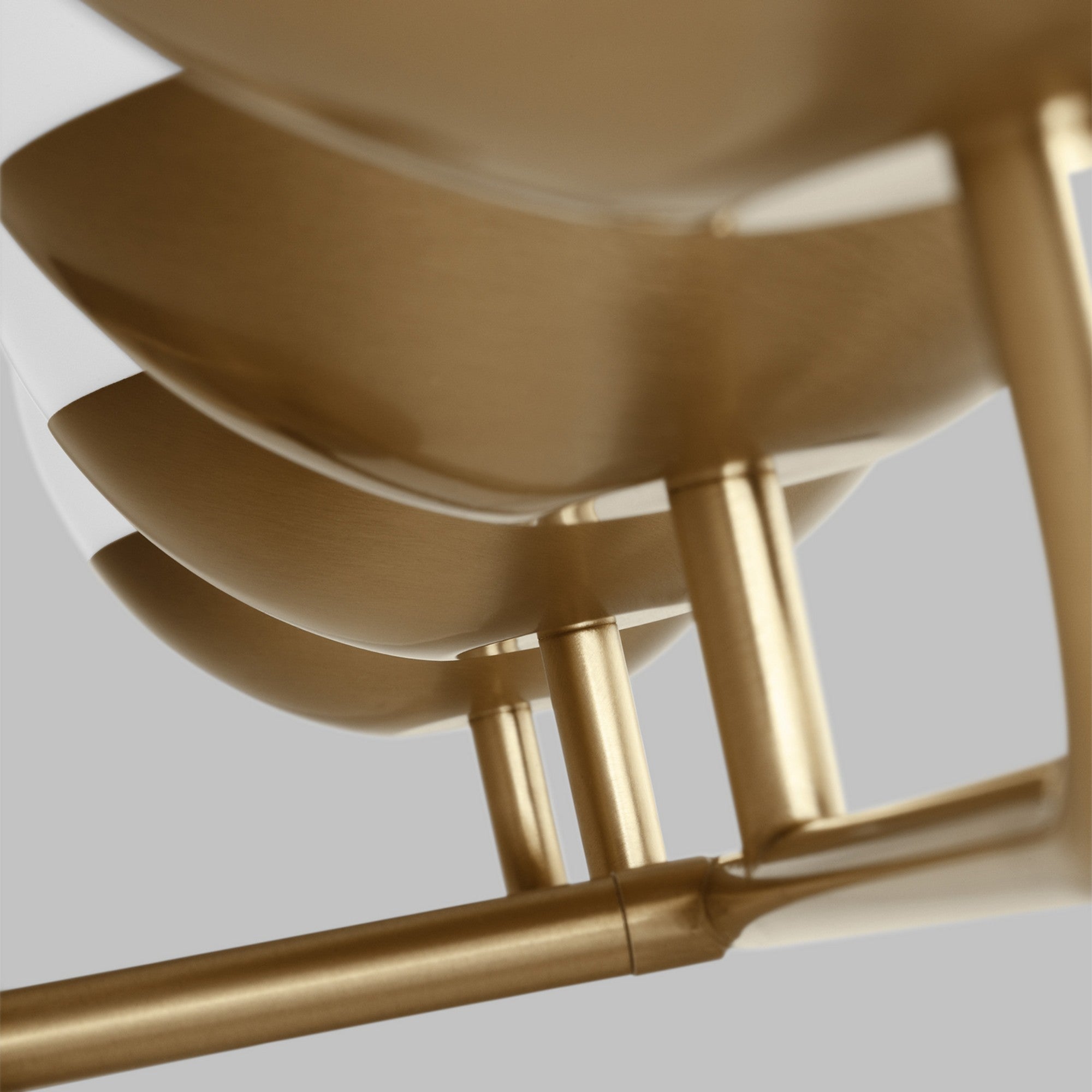 Alvin 33" 4-Light LED Bathroom Vanity, Satin Brass Finish - Bees Lighting