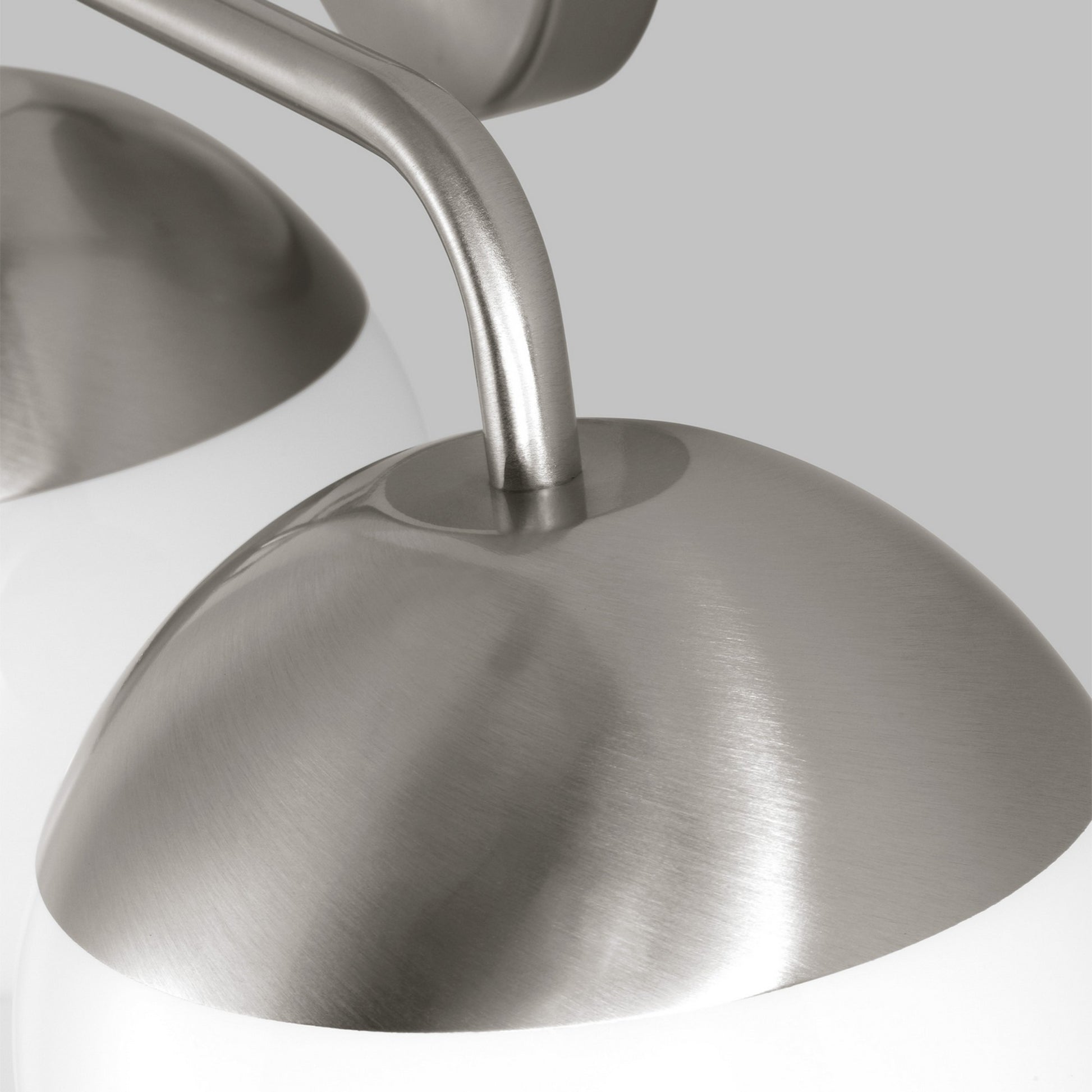 Alvin 33" 4-Light LED Bathroom Vanity, Brushed Nickel Finish - Bees Lighting