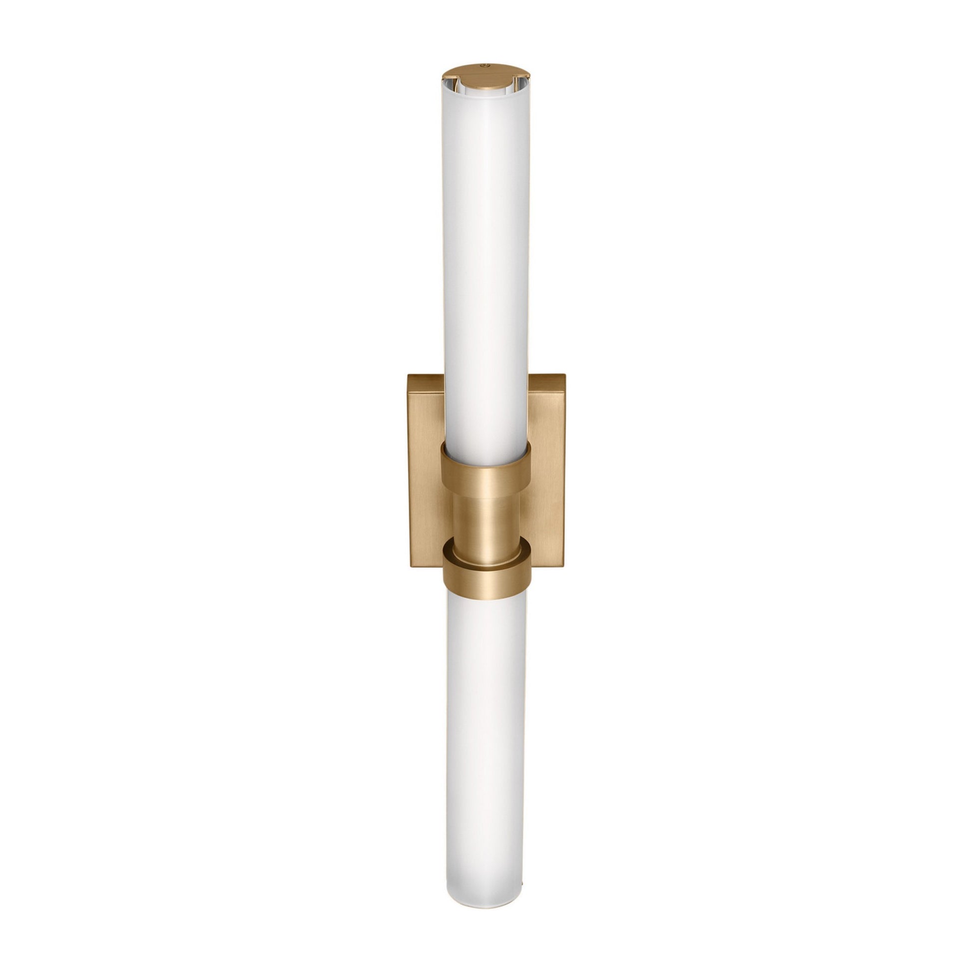 Kiel 27" Medium LED Vanity Light, Satin Brass Finish - Bees Lighting