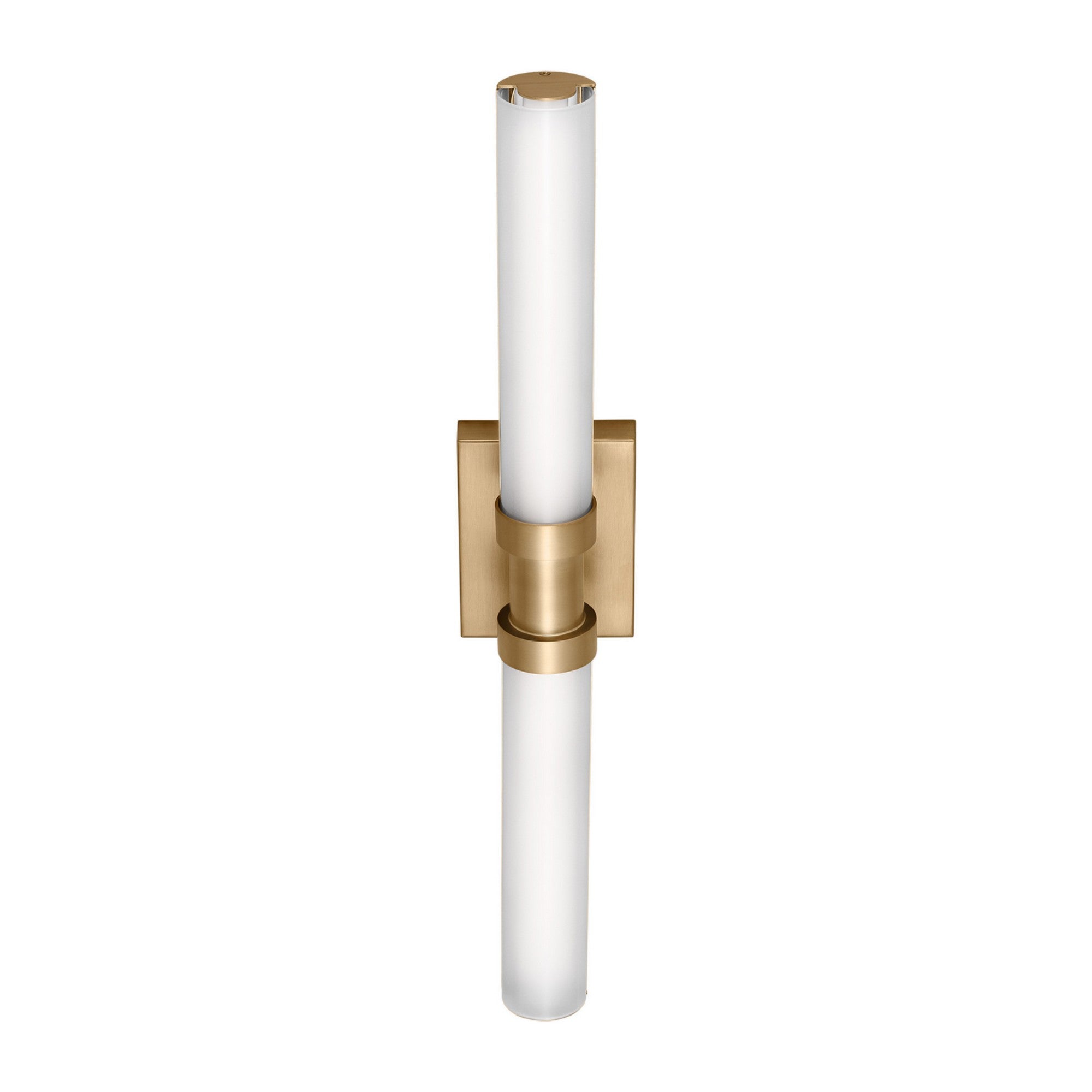 Kiel 27" Medium LED Vanity Light, Satin Brass Finish - Bees Lighting