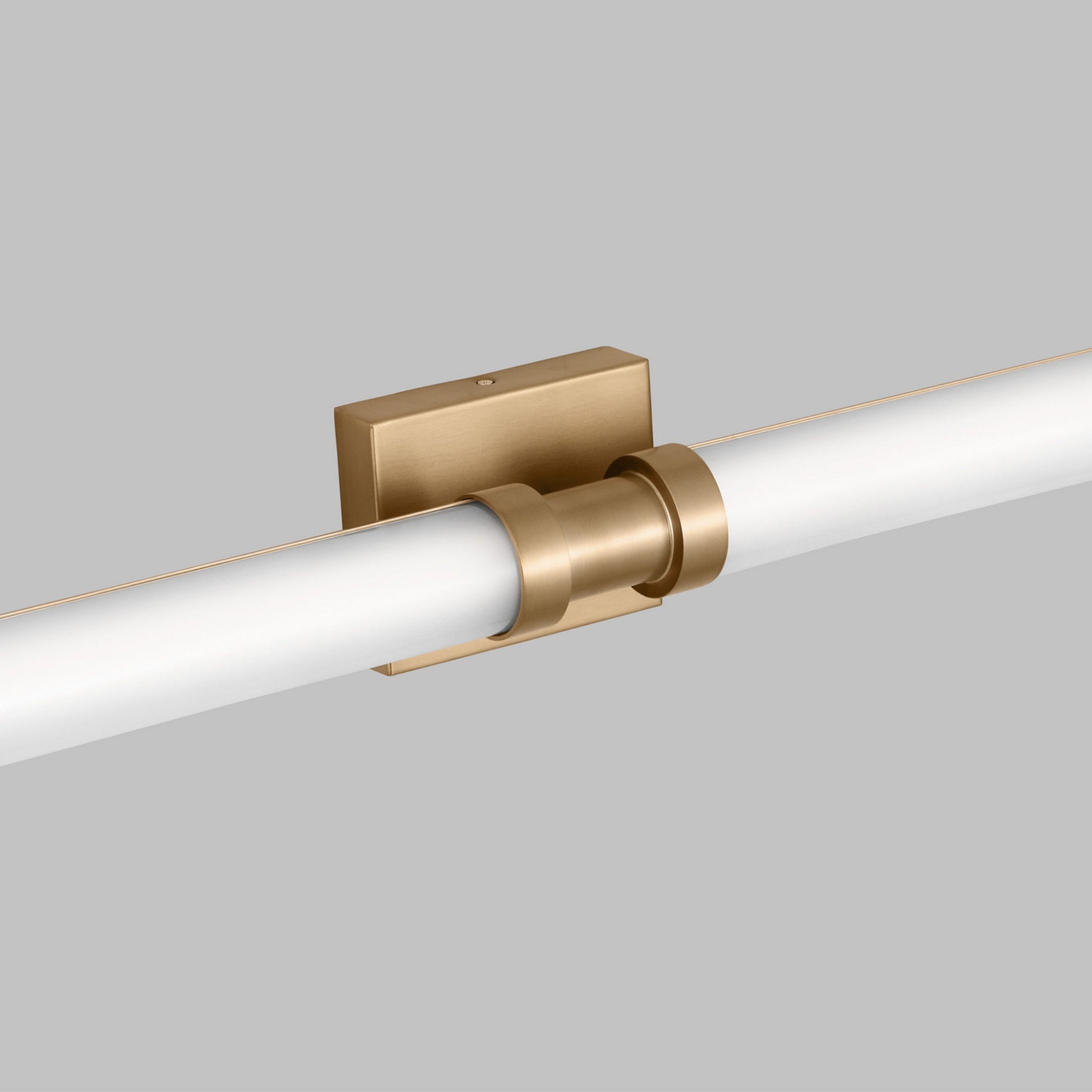 Kiel 27" Medium LED Vanity Light, Satin Brass Finish - Bees Lighting