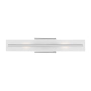 Dex 24" Medium 2-Light Bathroom Vanity, Chrome Finish - Bees Lighting