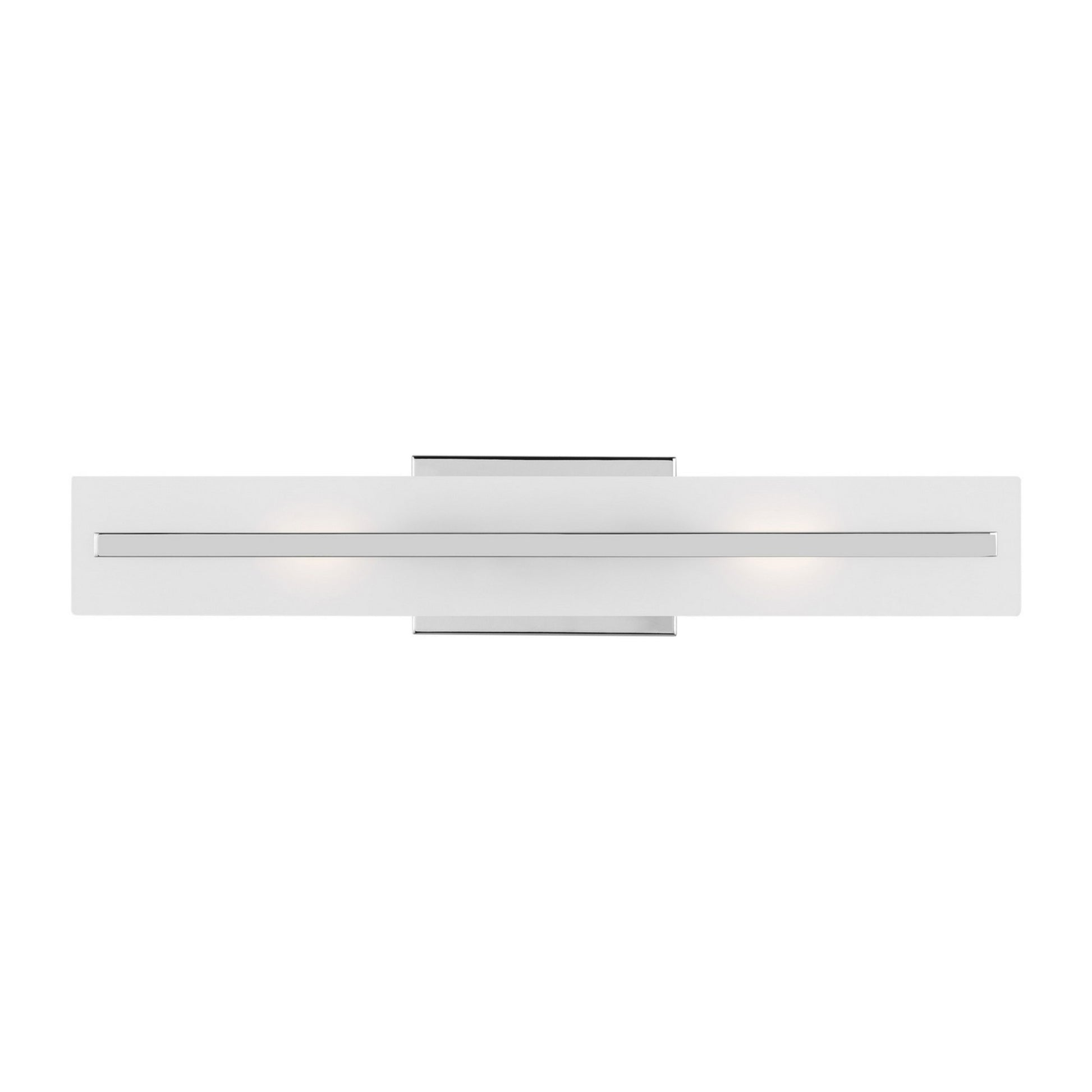 Dex 24" Medium 2-Light Bathroom Vanity, Chrome Finish - Bees Lighting