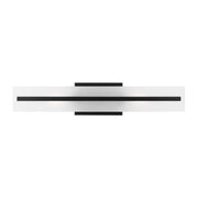 Dex 24" Medium 2-Light LED Bathroom Vanity, Midnight Black Finish - Bees Lighting