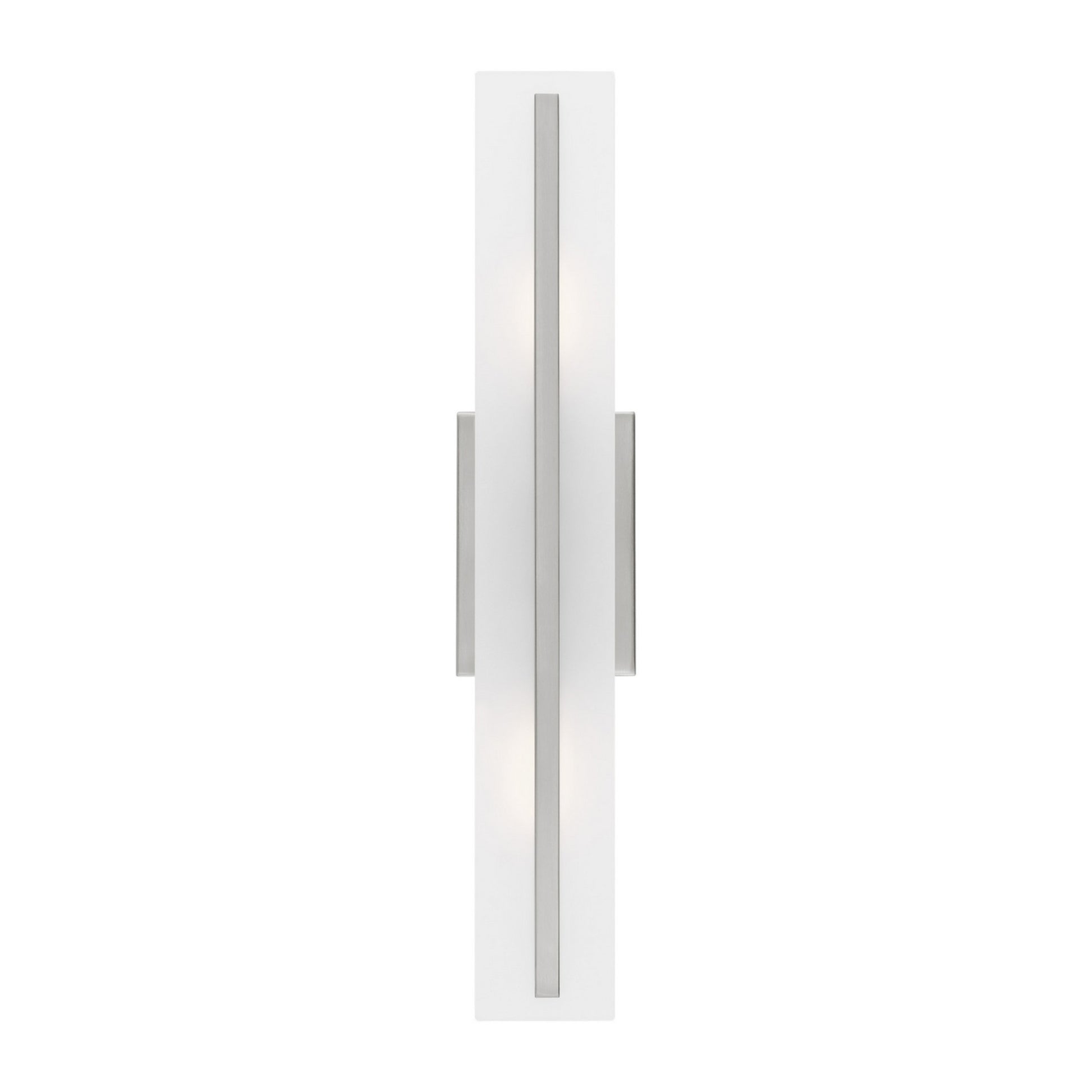 Dex 24" Medium 2-Light LED Bathroom Vanity, Brushed Nickel Finish - Bees Lighting