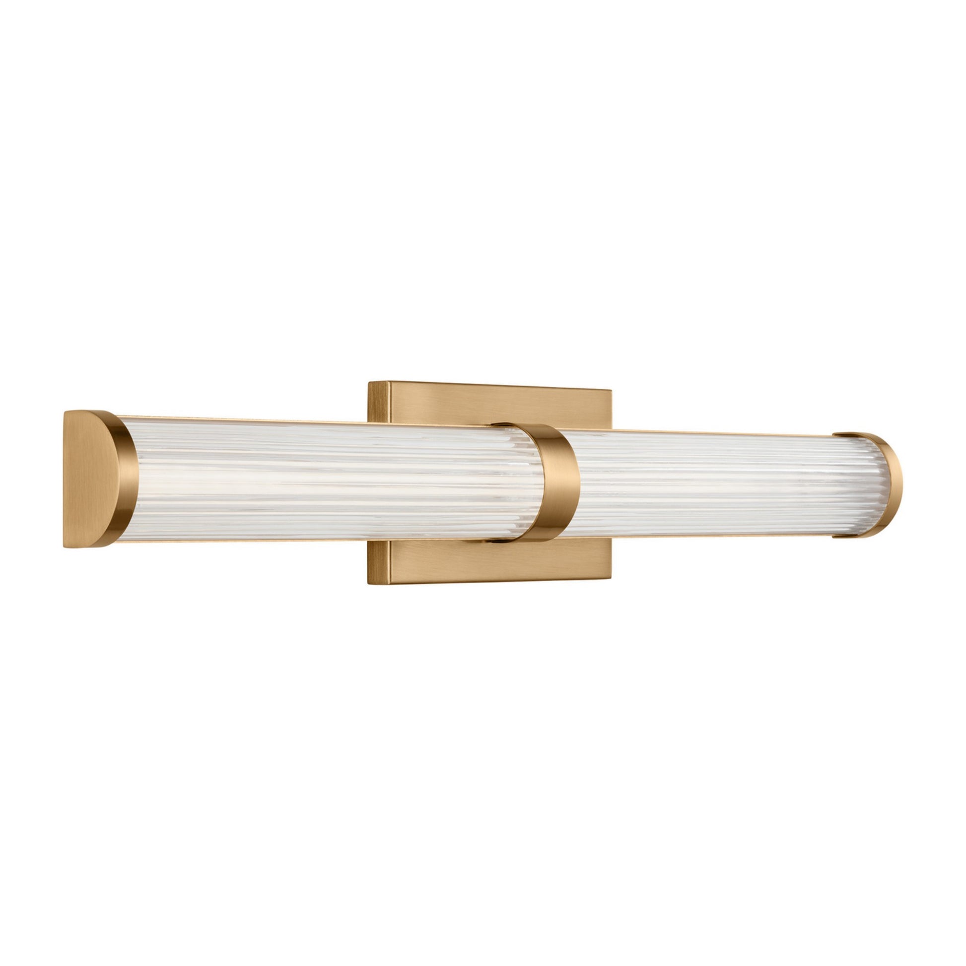 Syden 24" Medium LED Wall/Bath Light, Satin Brass Finish - Bees Lighting