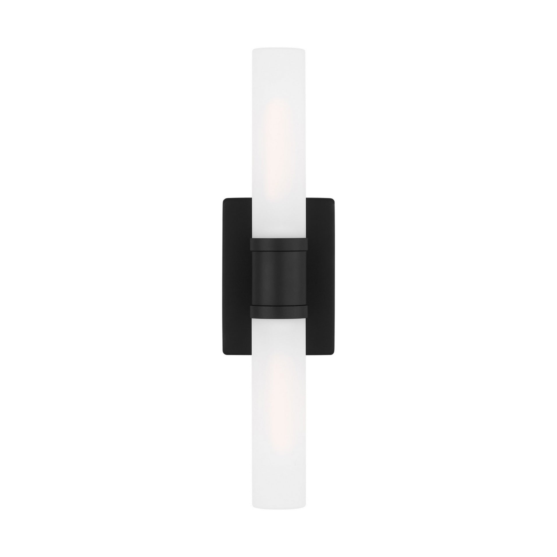 Keaton 20" Medium 2-Light Bathroom Vanity, Midnight Black Finish - Bees Lighting